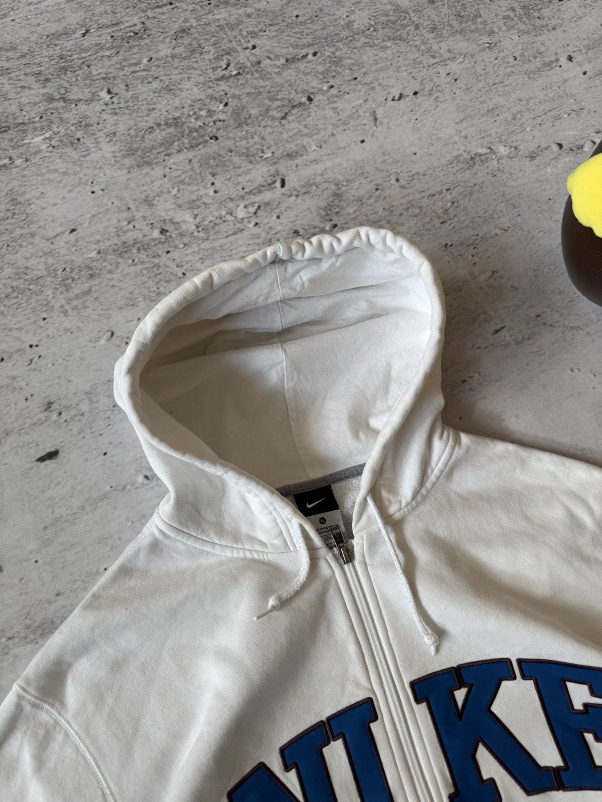Nike × Vintage NIKE VINTAGE 00s y2k OVERSIZE BAGGY ZIP HOODIE CENTER LOGO Size US XL / EU 56 / 4 - 6 Thumbnail