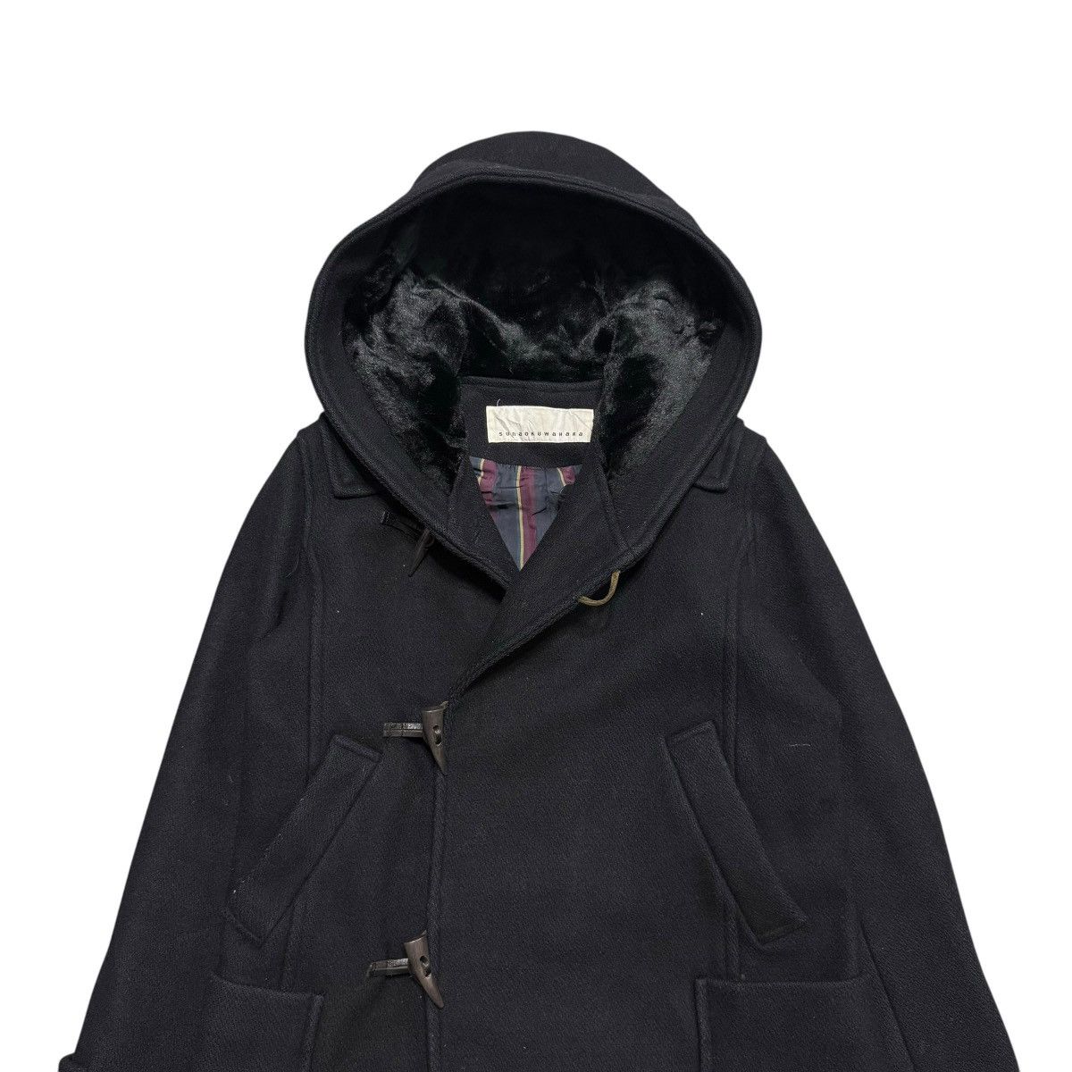Sunao Kuwahara Sunao Kuwahara Hooded Duffle Coat Size M / US 6-8 / IT 42-44 - 3 Thumbnail