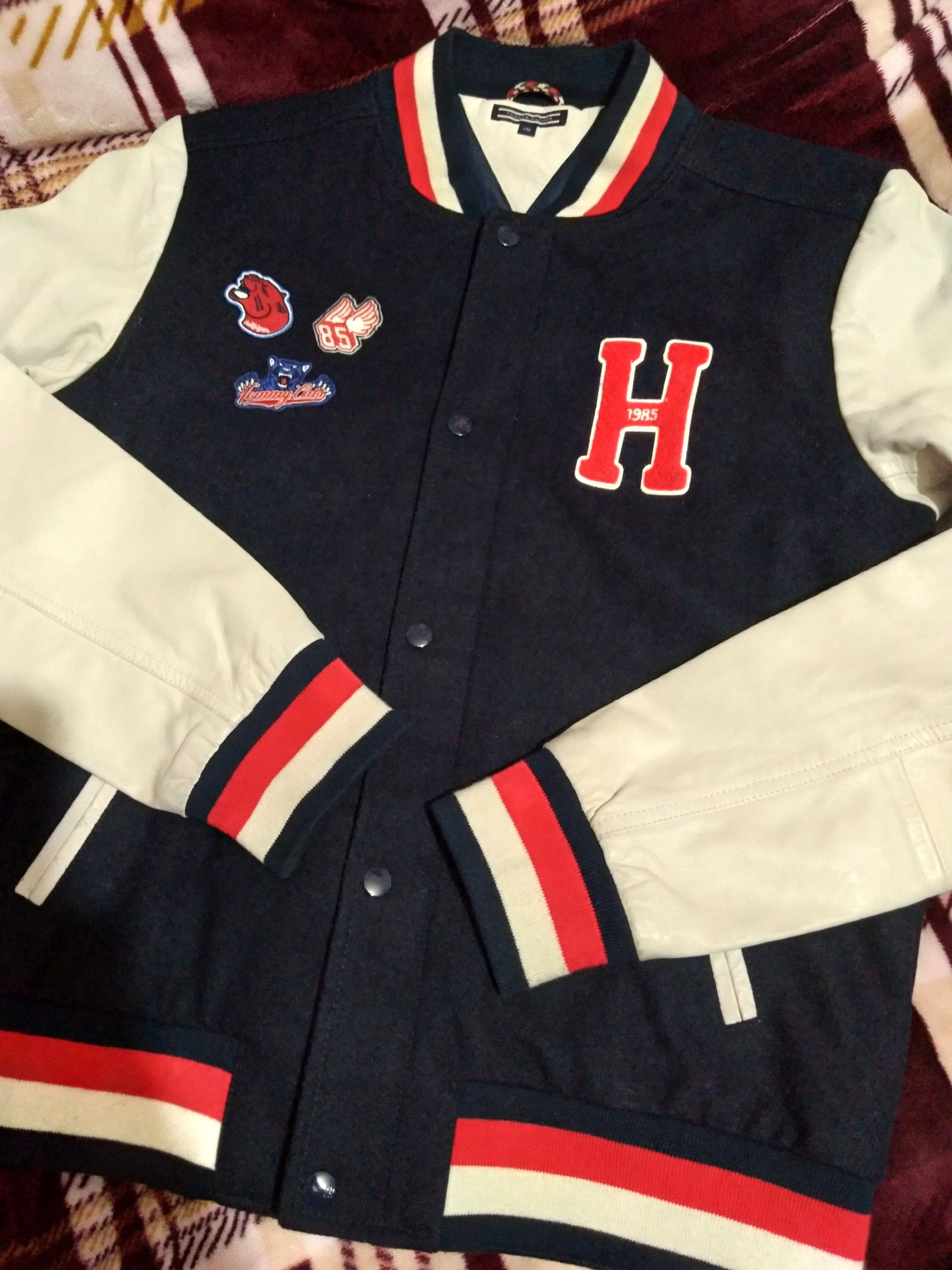 Tommy Hilfiger Tommy Hilfiger Varsity leather sleeves jacket Size US M / EU 48-50 / 2 - 1 Thumbnail