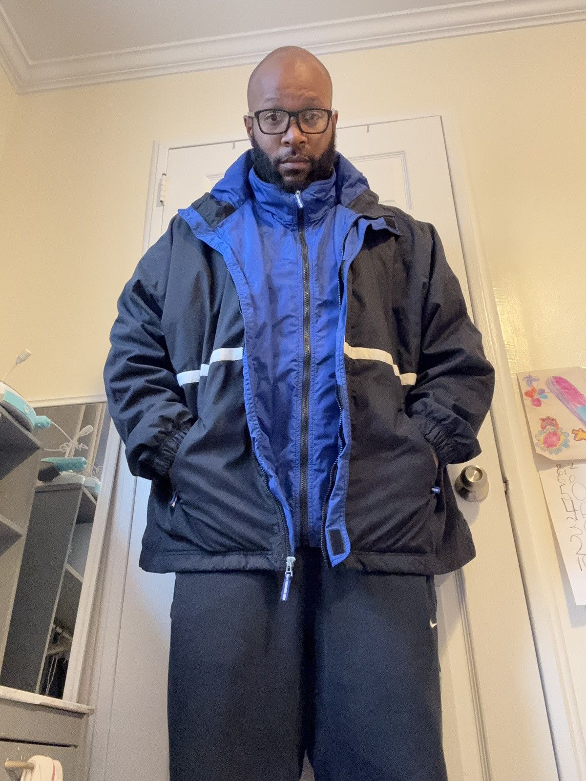 Nike × Vintage Vintage Nike logo windbreaker coat jacket Size US XXL / EU 58 / 5 - 2 Thumbnail