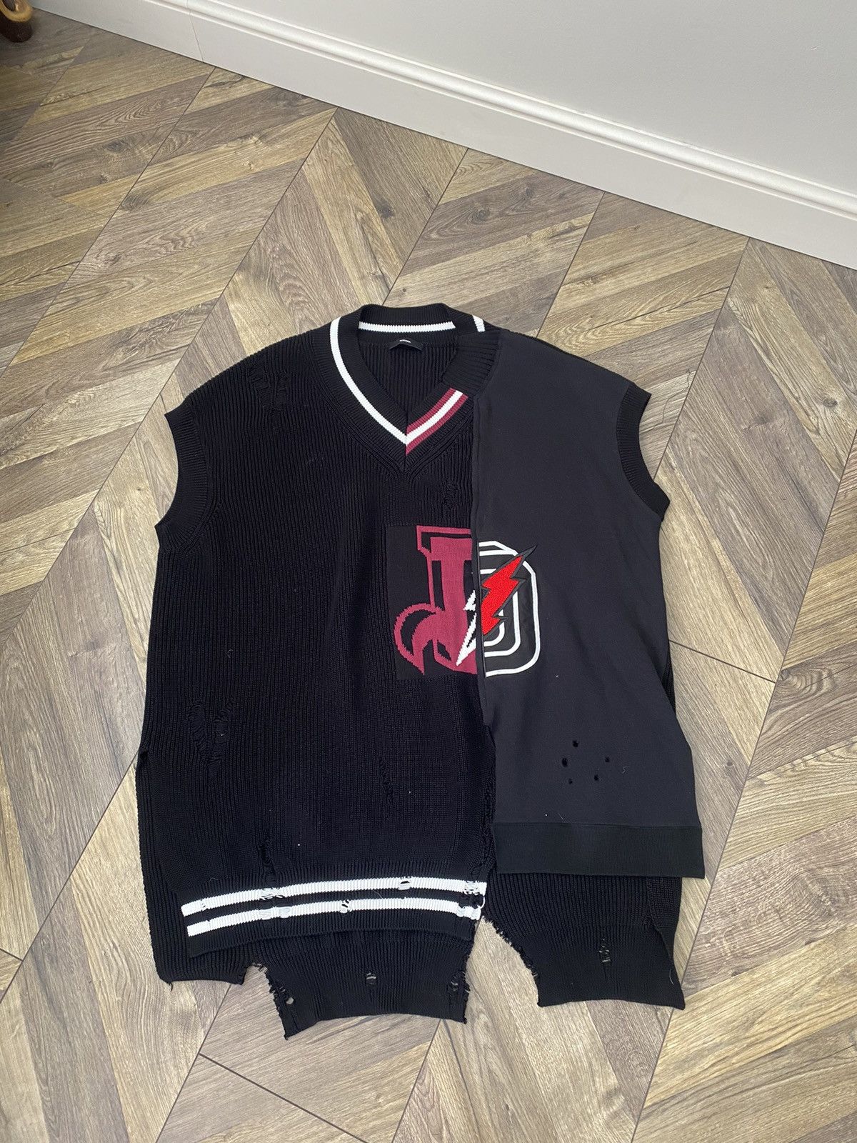 Diesel × Vintage Vintage Diesel Knit Vest Overknit Archival style Size S / US 4 / IT 40 - 2 Thumbnail