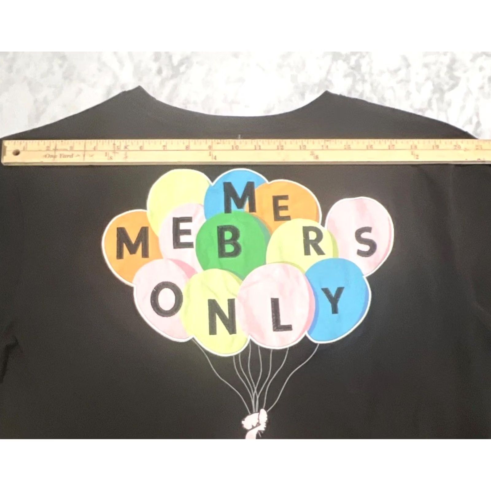 Members Only Members Only T Shirt Men’s 2XL Graphics Embroidery Grunge Rabbit Balloons NWT Size US XXL / EU 58 / 5 - 6 Thumbnail