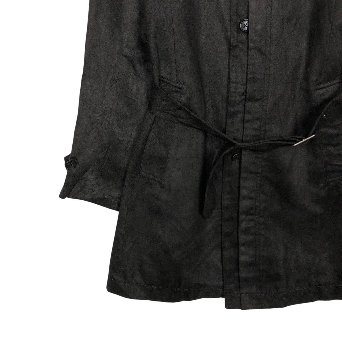 Tornado Mart 🔥RICH BLACK LONG JACKET TORNADO MART BELT BONDAGE Size US M / EU 48-50 / 2 - 6 Thumbnail