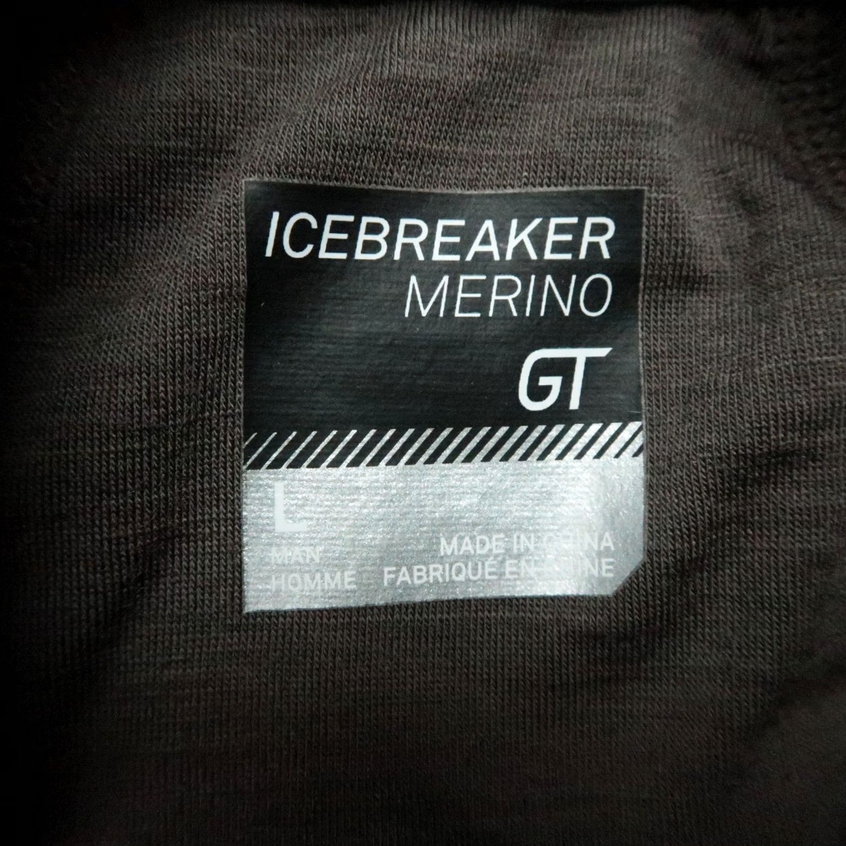 Icebreaker Icebreaker Pullover Mens Large Brown GT Merino Wool Quarter Zip Performance Hoodie Size US L / EU 52-54 / 3 - 3 Thumbnail