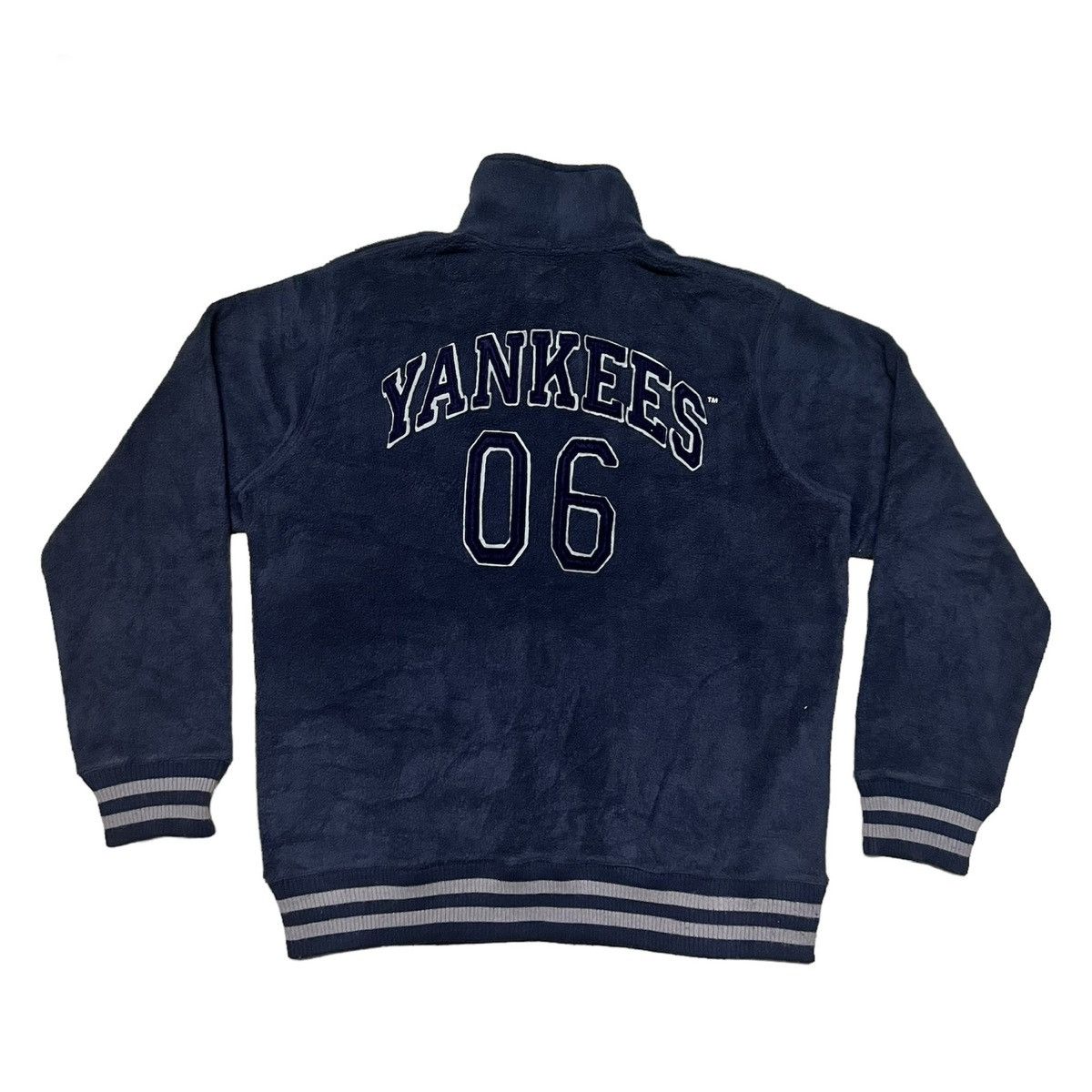 MLB Vintage New York Yankees MLB Half Zipper Sweatshirt Size US L / EU 52-54 / 3 - 1 Thumbnail