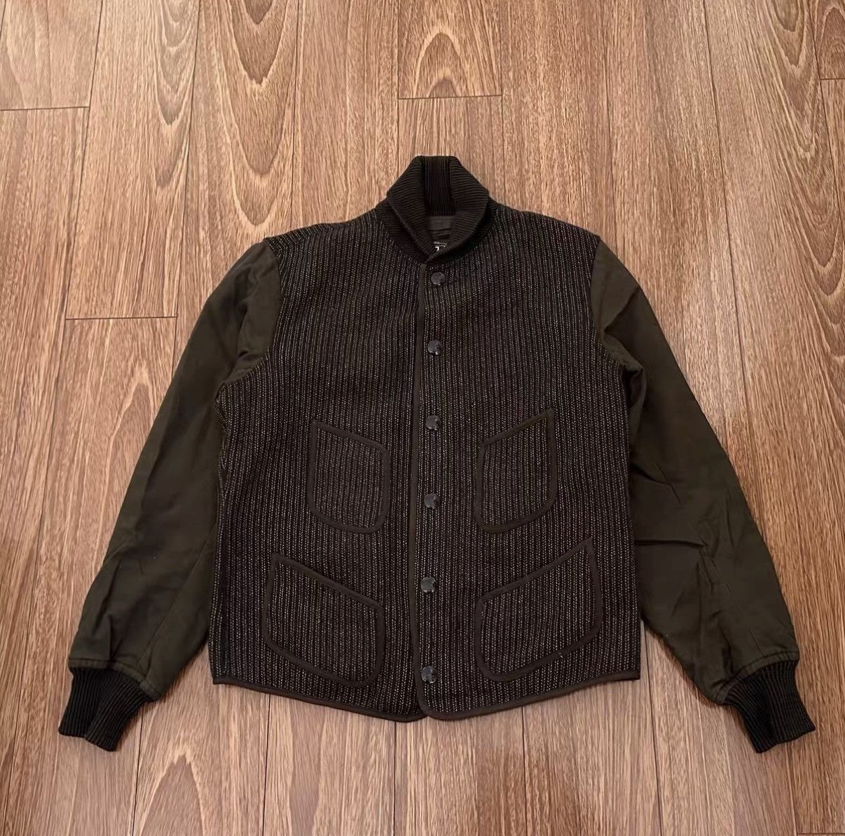 RRL Ralph Lauren RRL Double RL Patchwork BBJ fabric baseball jacket Size US S / EU 44-46 / 1 - 1 Thumbnail