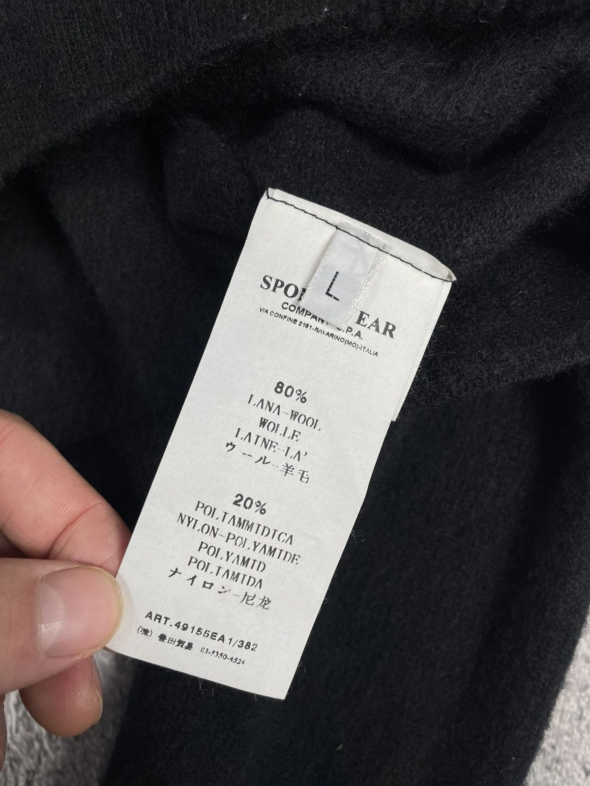 C.P. Company × Stone Island Vintage 00s Stone Island Lana Wool Knit Size US L / EU 52-54 / 3 - 5 Thumbnail