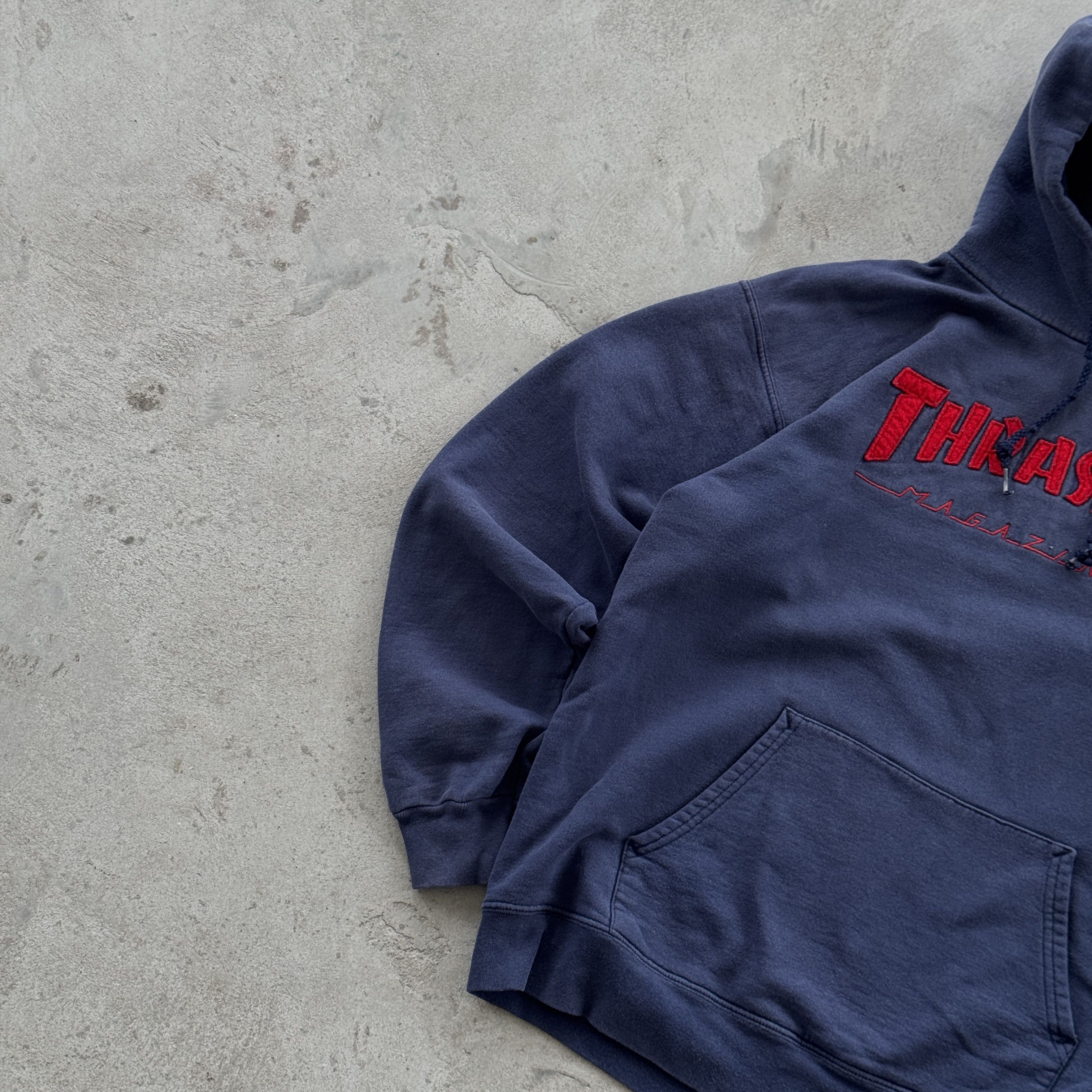 Thrasher Thrasher Magazine Embroidered Logo Navy Hoodie Small Size US S / EU 44-46 / 1 - 3 Thumbnail