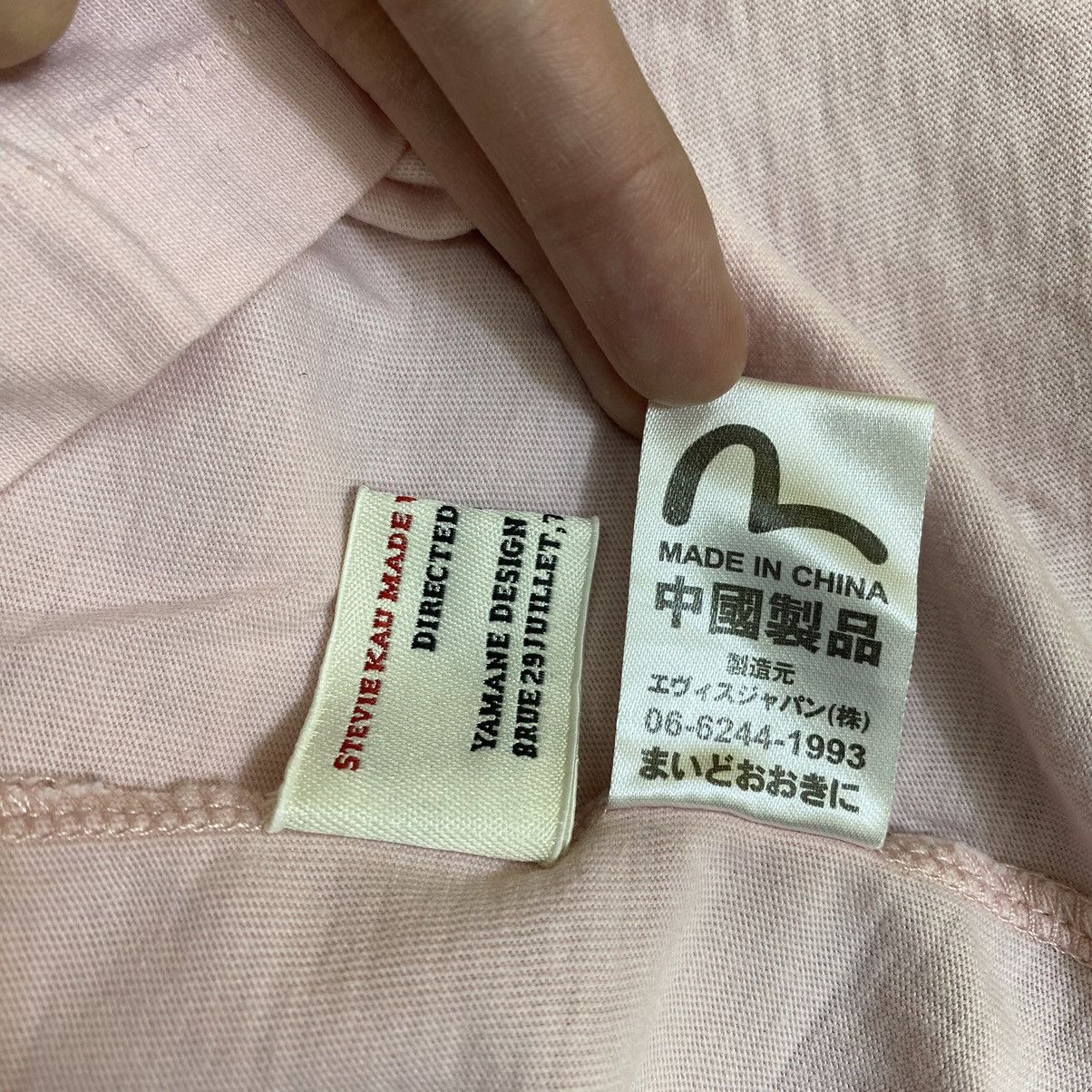 Evisu EVISU YAMANE Japanese Brand Pocket Pink Short Sleeve Shirt Size XXS / US 00 / IT 34 - 7 Thumbnail