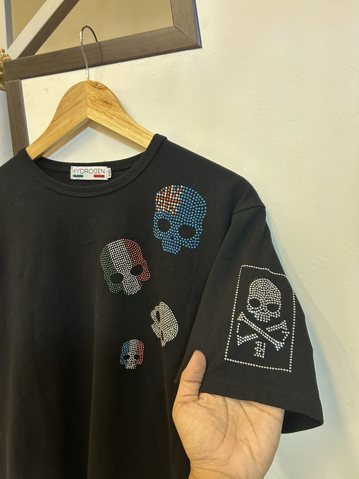 If Six Was Nine Hydrogen "Multi-Nation" Crystal Skull Tee Size US M / EU 48-50 / 2 - 3 Thumbnail
