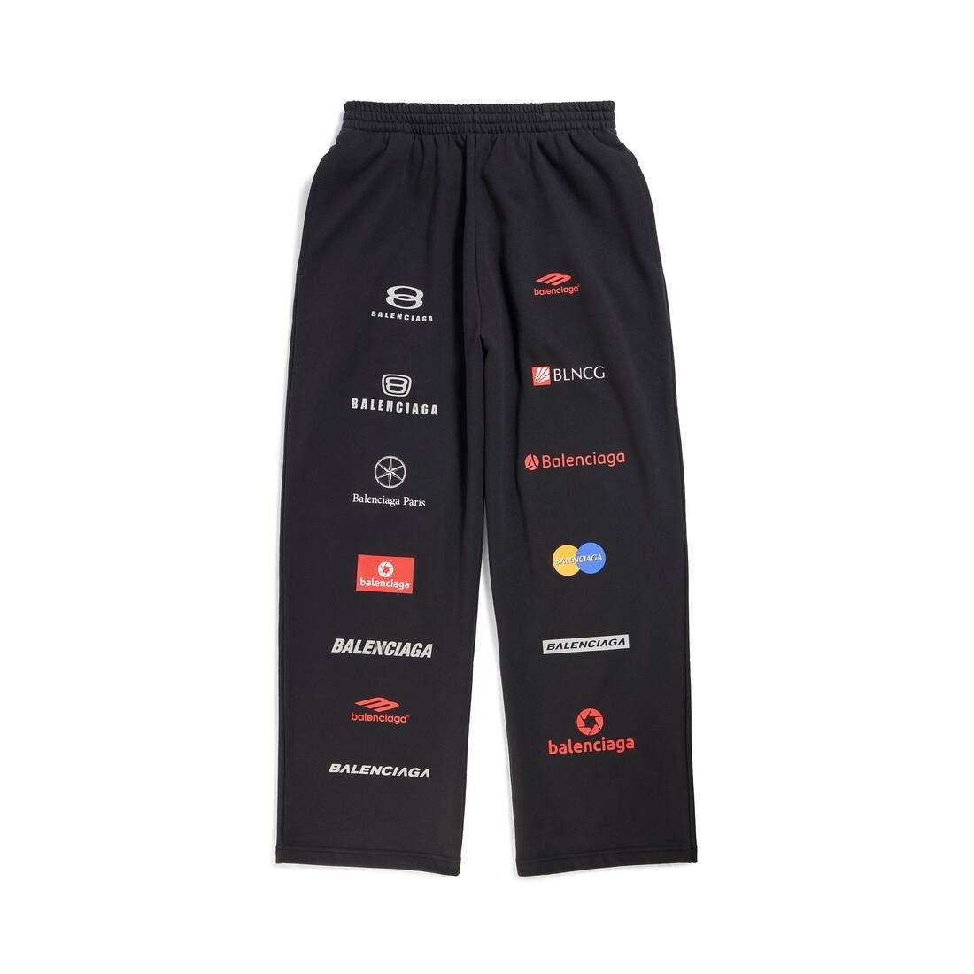 Balenciaga o1mt1gz0125 Dup / Top League Baggy Sweatpant in Multicolor Size 24" / US 00 / IT 34 - 1 Thumbnail