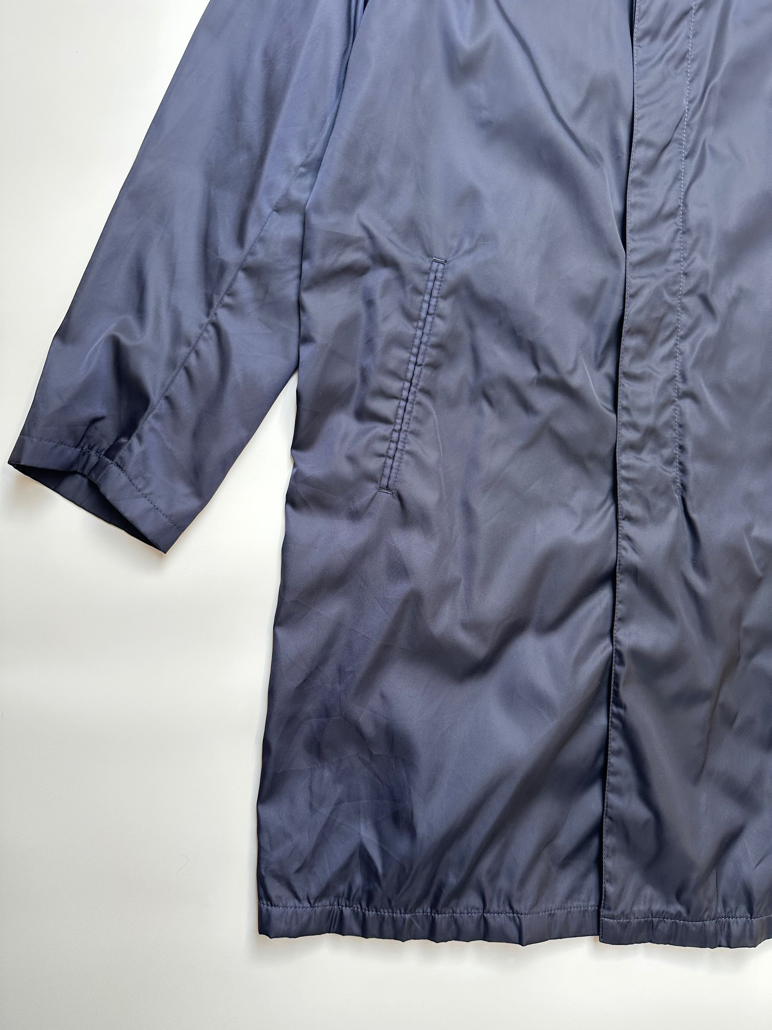 Prada PRADA Nylon Re-edition single breasted coat navy Size US M / EU 48-50 / 2 - 3 Thumbnail