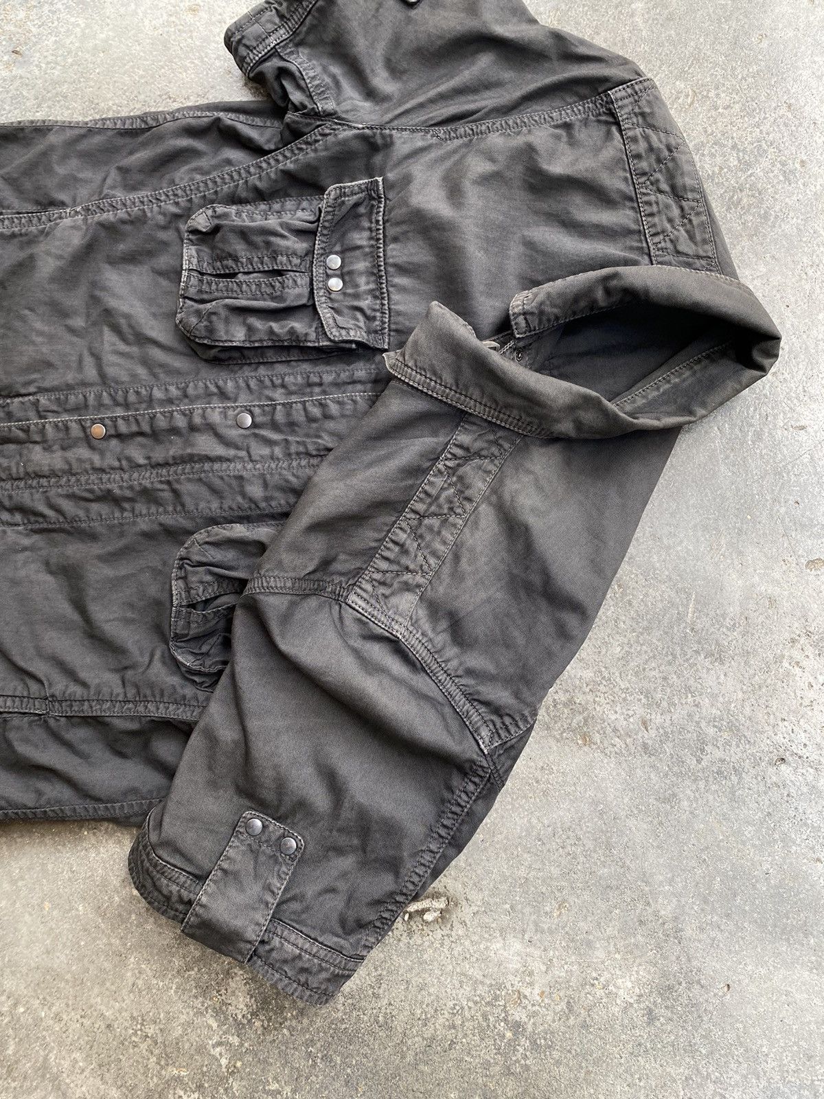 Tete Homme Vintage Tete Homme Issey Miyake Distressed Button up Size US S / EU 44-46 / 1 - 15 Thumbnail