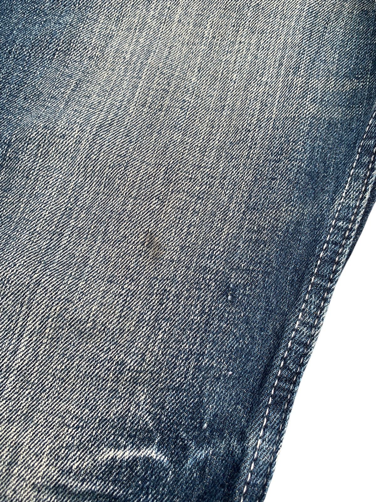 Tornado Mart FLARE JACK SERIKA DOUBLE WAIST WING PUNK DISTRESSED DENIM Size US 32 / EU 48 - 17 Thumbnail