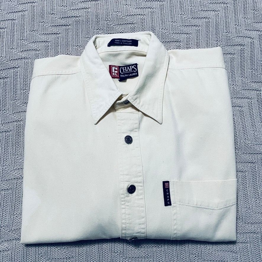 Ralph Lauren Ralph Lauren Chaps cream button down Size US L / EU 52-54 / 3 - 1 Thumbnail