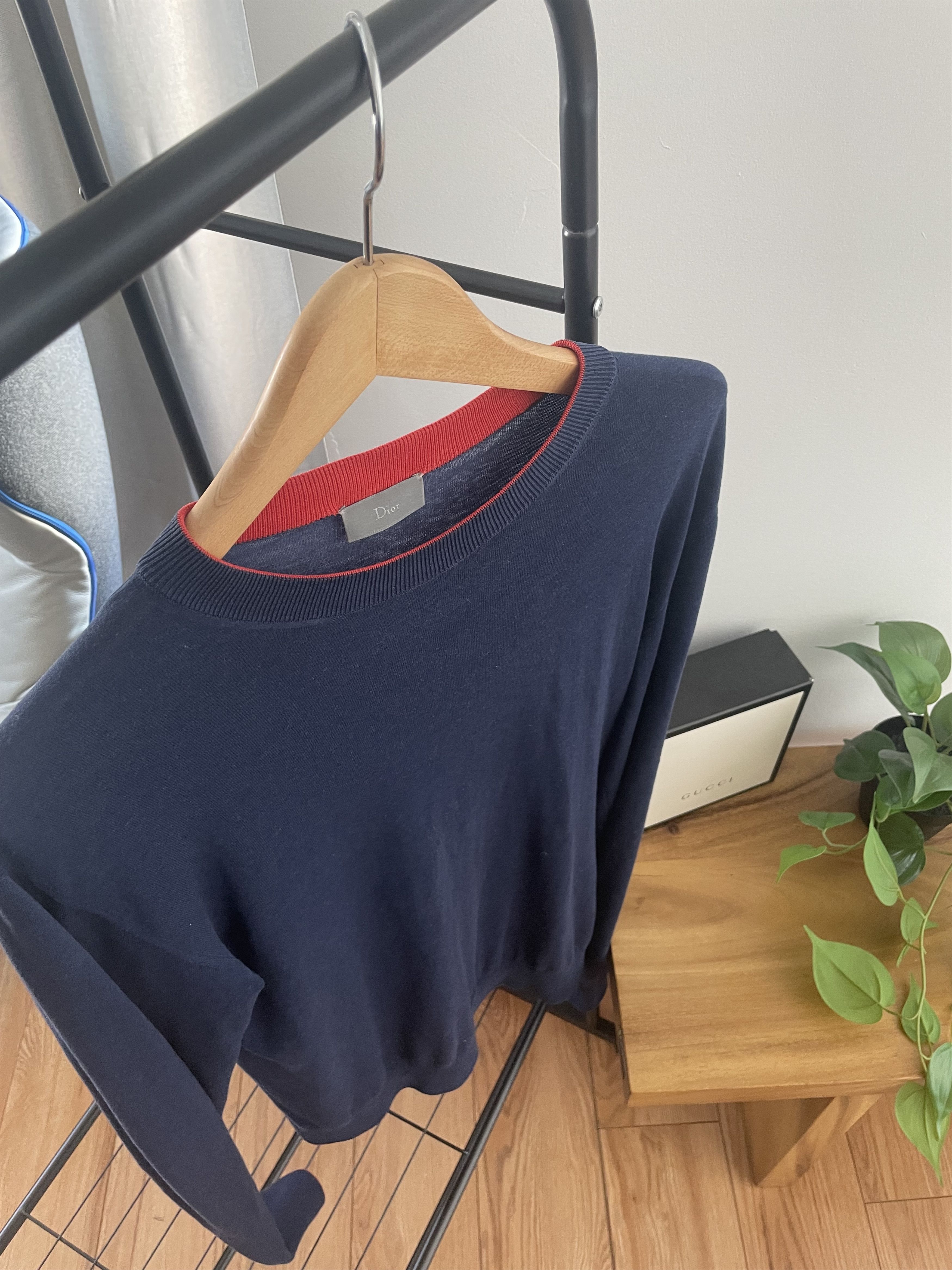 Dior Dior Silk sweater Navy size Small Size US S / EU 44-46 / 1 - 3 Thumbnail