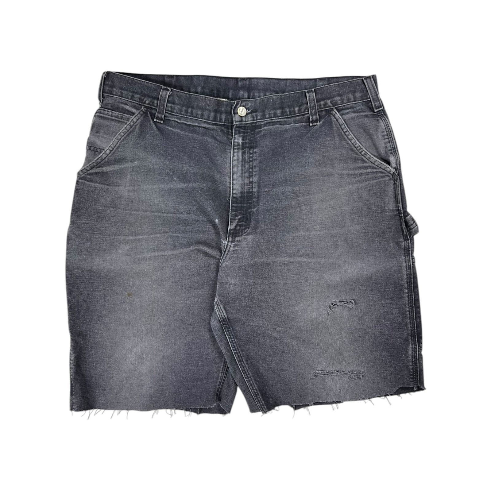 Vintage Y2K Carhartt B11 PTB distressed cut off work shorts