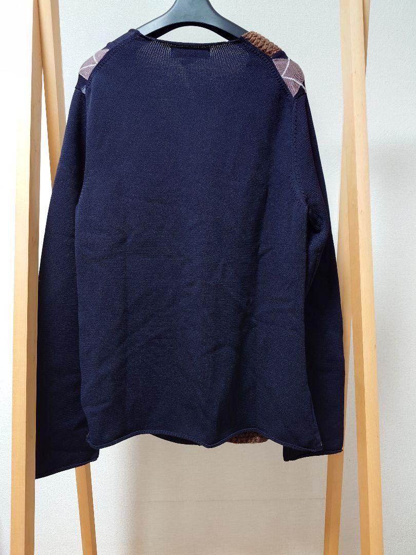 Comme des Garcons × Comme des Garcons SHIRT Patchwork Crochet Stitch Knit Sweater Size US S / EU 44-46 / 1 - 2 Thumbnail