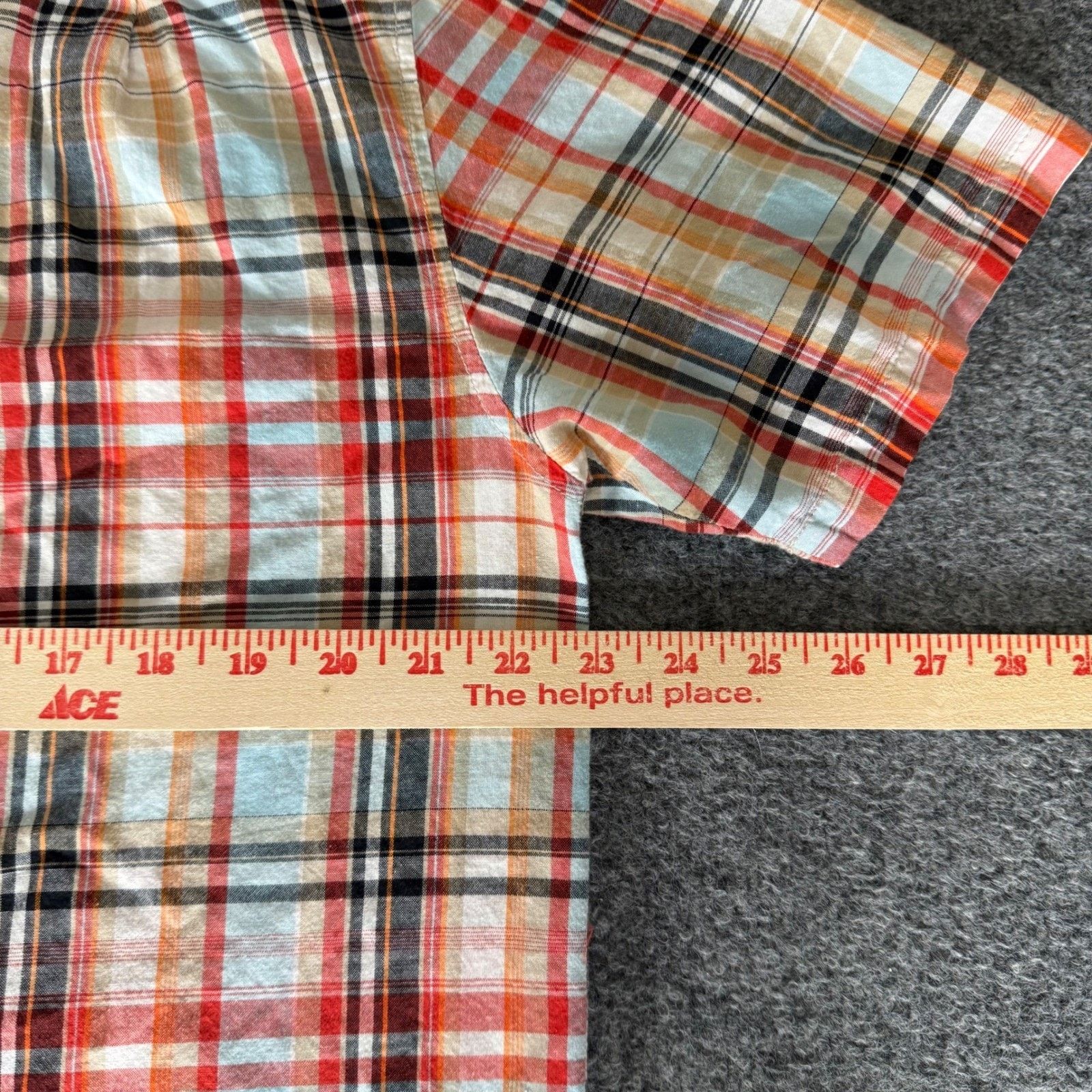 KAVU KAVU Shirt Mens Large Plaid Short Sleeve Hiking Outdoor Size US L / EU 52-54 / 3 - 5 Thumbnail