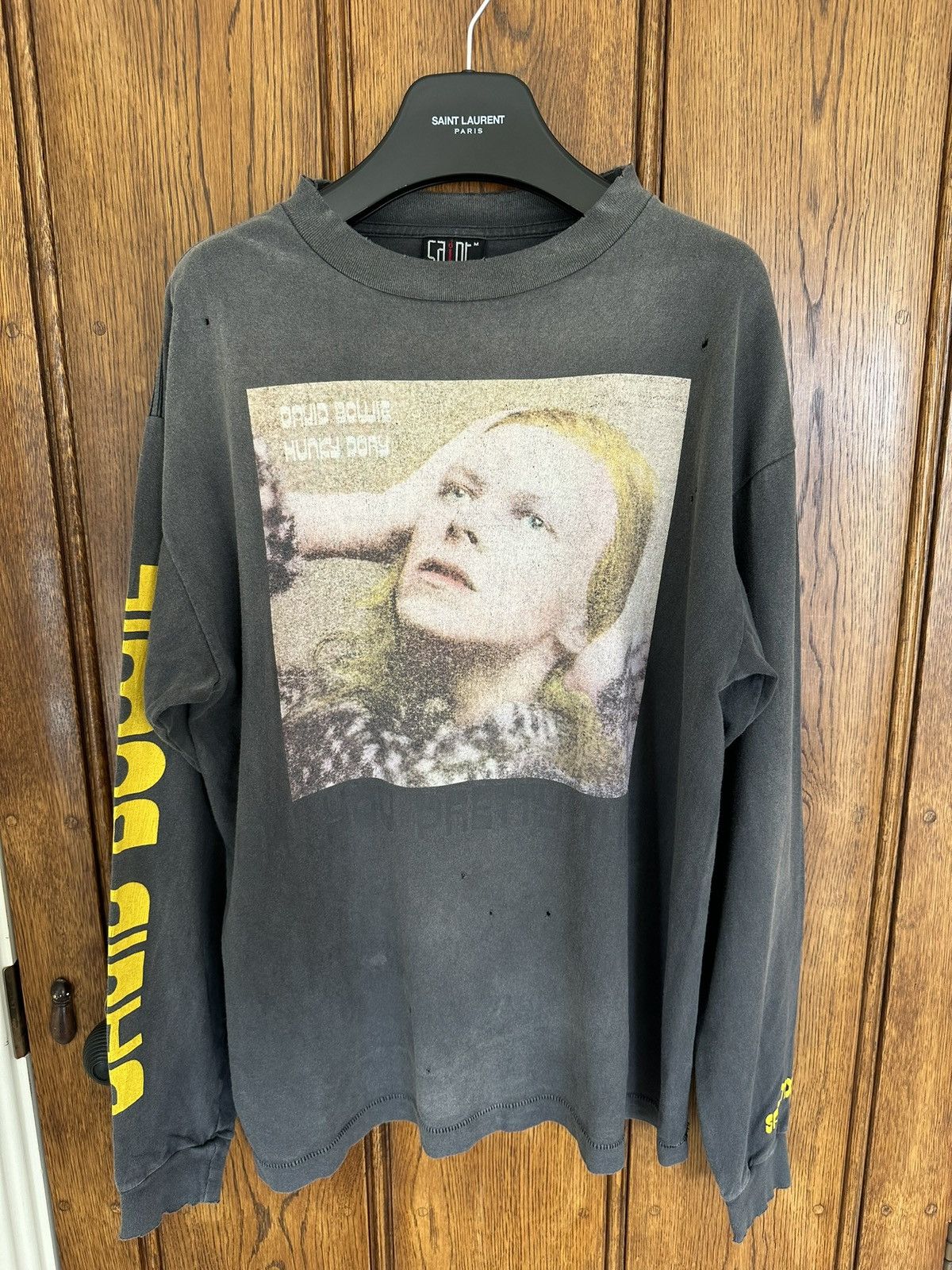 Saint Michael Saint Mxxxxxx Michael David Bowie gray long sleeve t shirt M Size US M / EU 48-50 / 2 - 3 Thumbnail