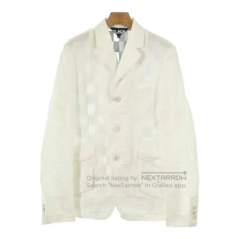 Comme des Garcons Comme Des Garcons White Jacket Size S / US 4 / IT 40 - 1 Thumbnail