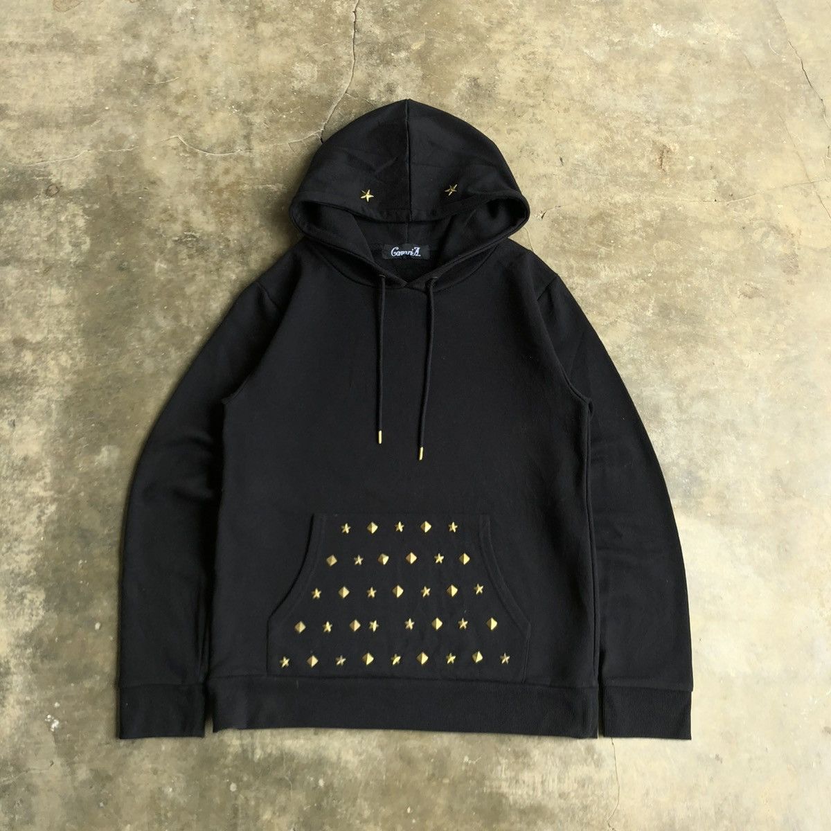 14th Addiction 2000s CavariA Studed Gothic Punk Style Hoodie Black Size US M / EU 48-50 / 2 - 1 Thumbnail