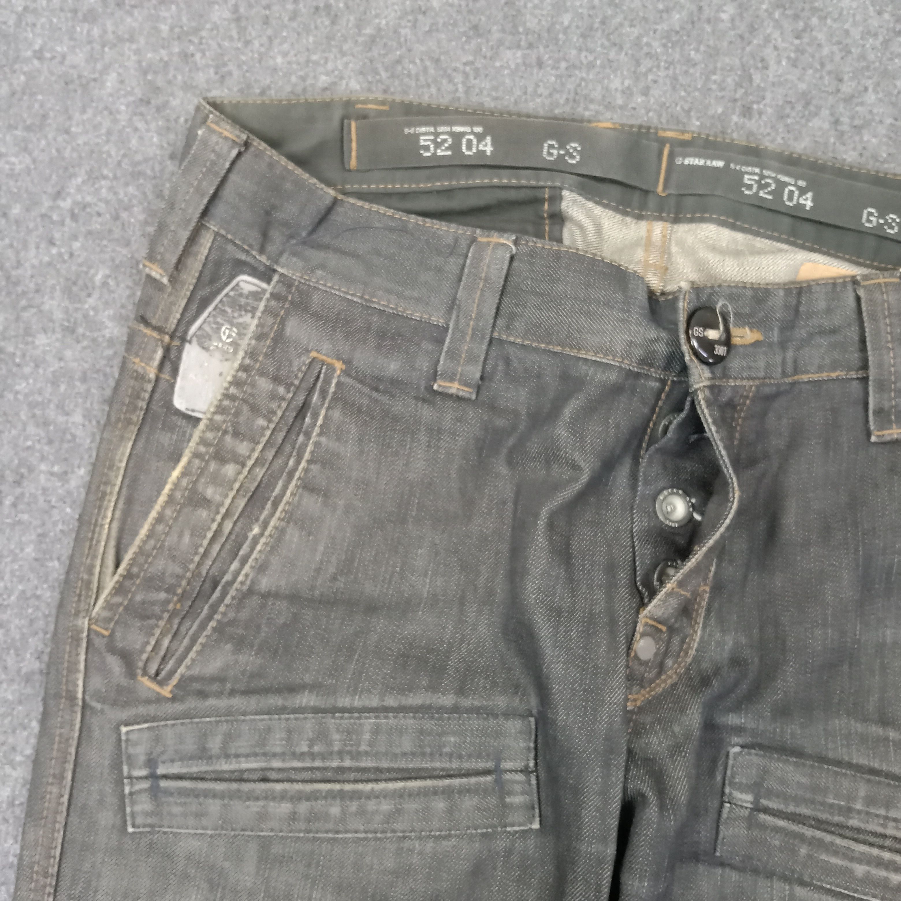 G-Star G-Star Raw Japanese Brand Bikers Denim Jeans C228N15 Size US 32 / EU 48 - 4 Thumbnail