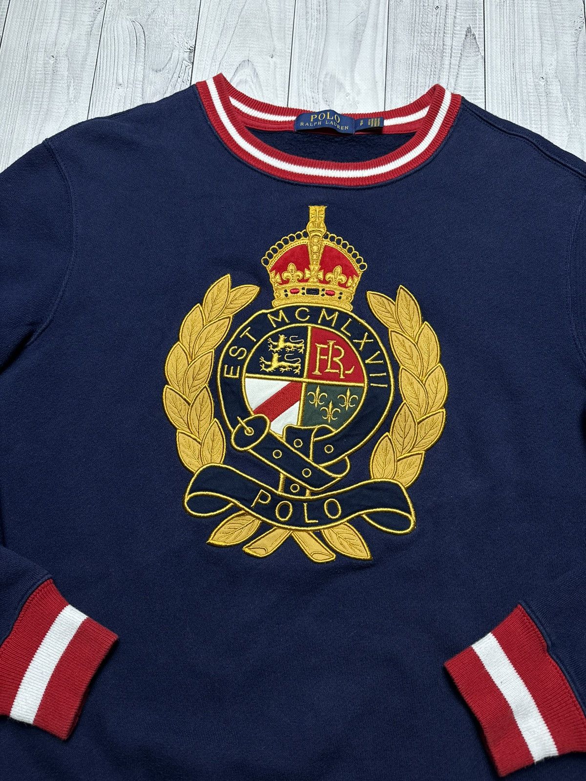 Polo Ralph Lauren × Vintage Vintage polo Ralph Lauren big logo size S rare Size S / US 4 / IT 40 - 9 Thumbnail