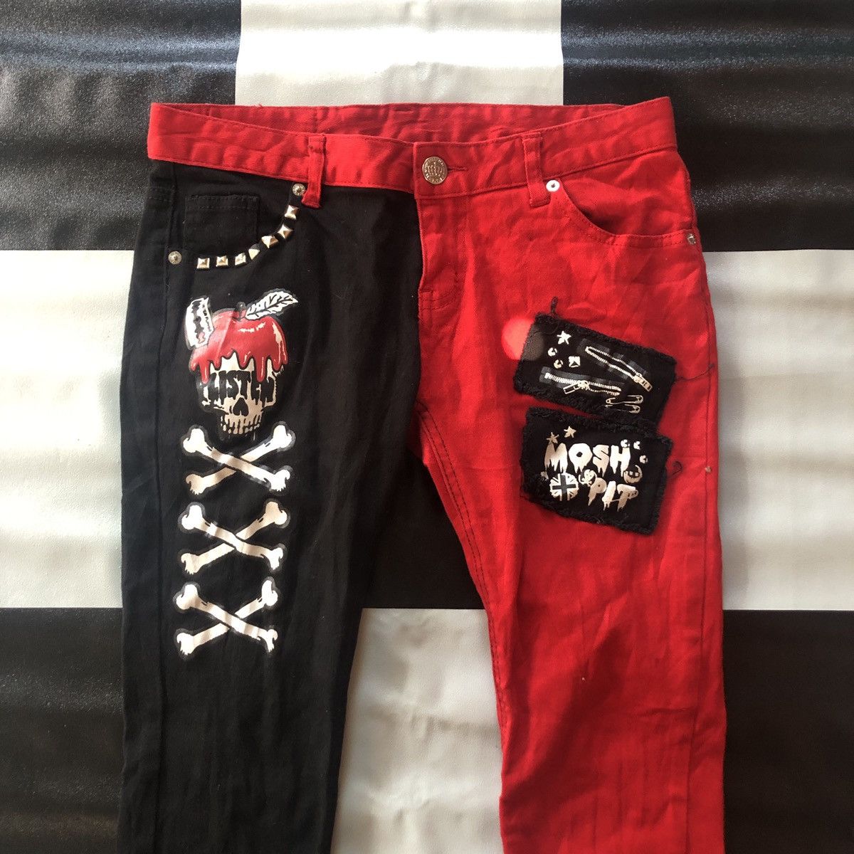 Designer × Japanese Brand Listen Flavor Design Punk Pants Size US 32 / EU 48 - 2 Thumbnail