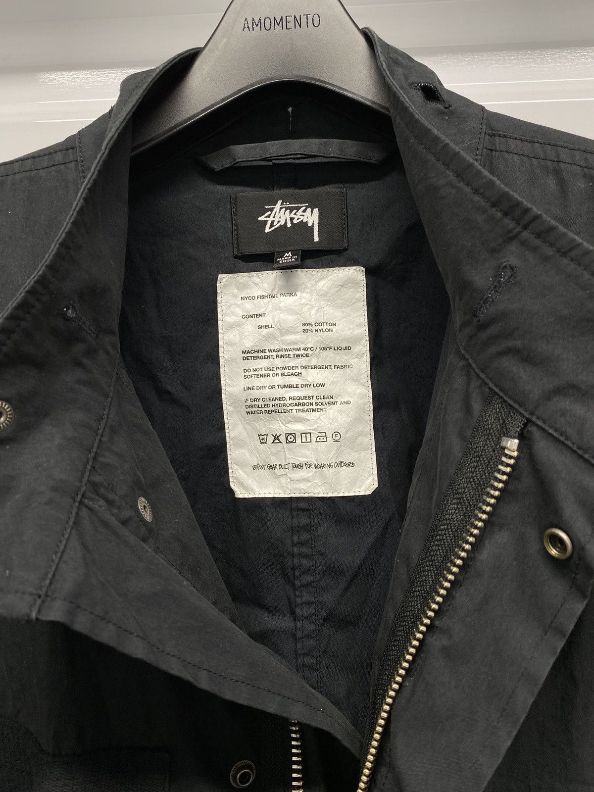 Stussy Stussy Nyco Fishtail Parka 'Black' - Medium Size US M / EU 48-50 / 2 - 6 Thumbnail