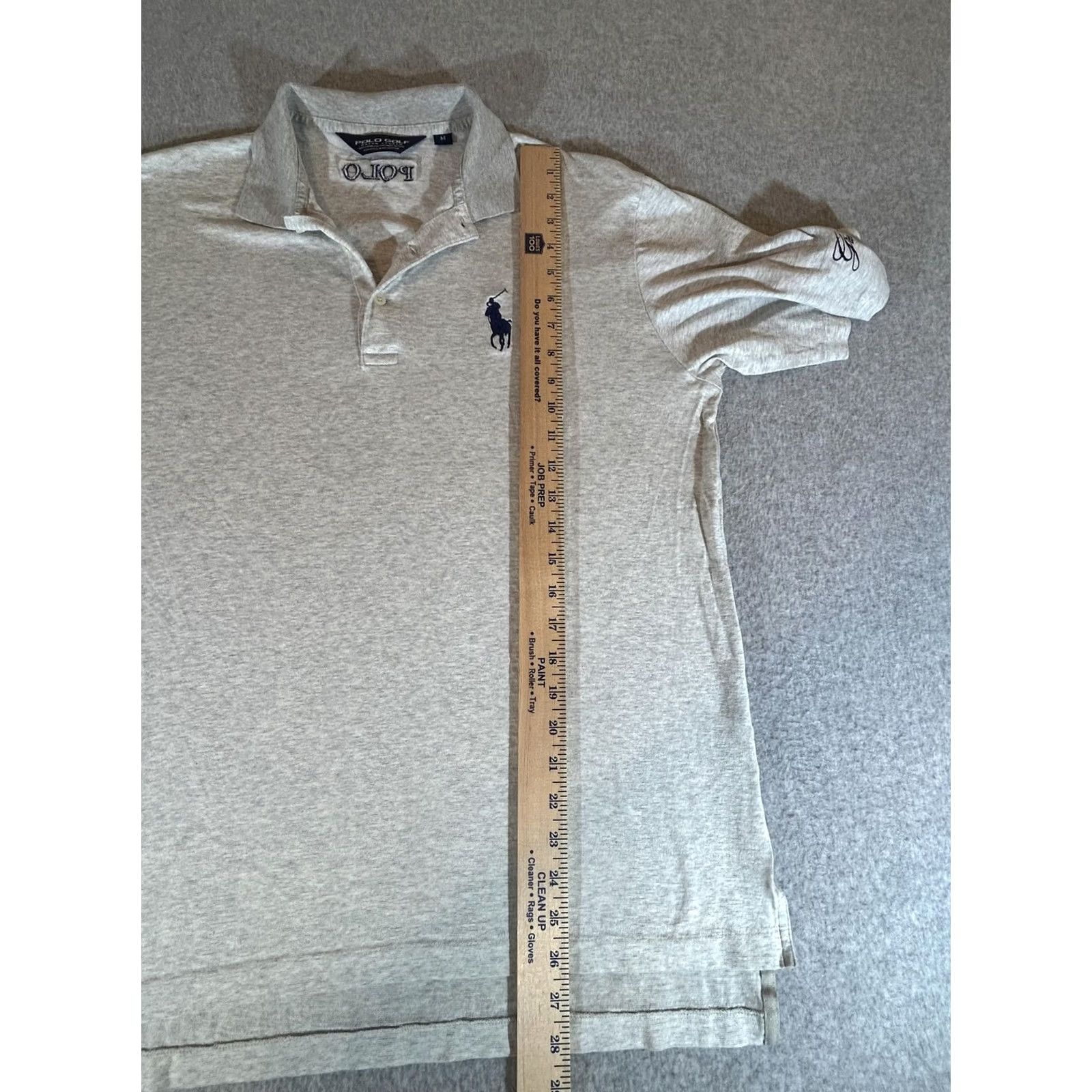 Polo Ralph Lauren Ralph Lauren Golf Polo Shirt Mens Medium Gray Large Pocket Pima Cotton Size US M / EU 48-50 / 2 - 7 Thumbnail