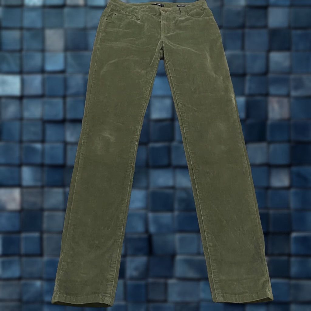 Boden Kensie Jeans Bod en Corduroy Skinny Mid Rise 0 Green Slim 5-Pocket Denim Shirt? Size 25" / US 0 / IT 36 - 1 Thumbnail