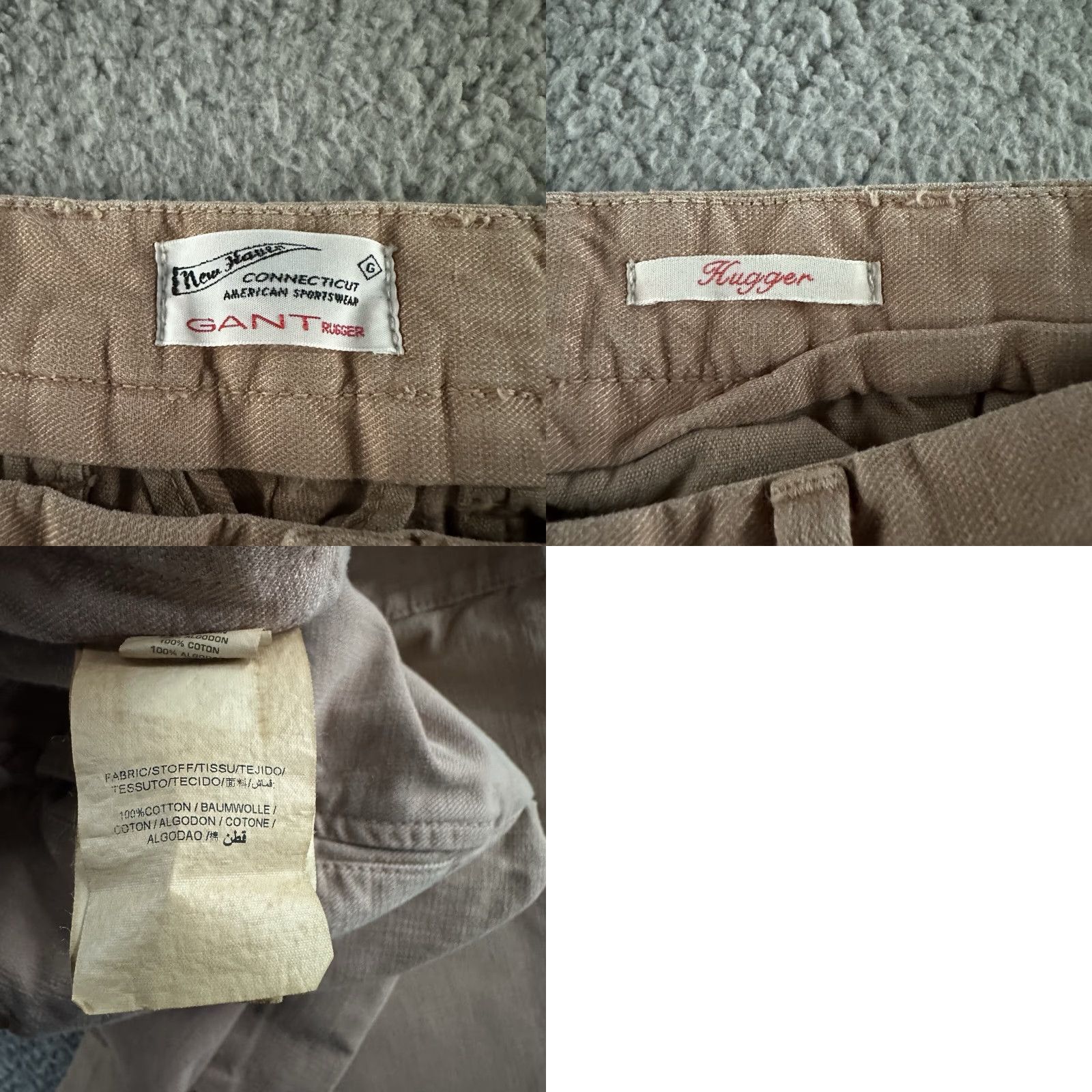 Gant Gant Rugger Mens Pants Pink Size 32x32 Cargo Hugger Canvas 100% Cotton Mens Size US 32 / EU 48 - 10 Thumbnail