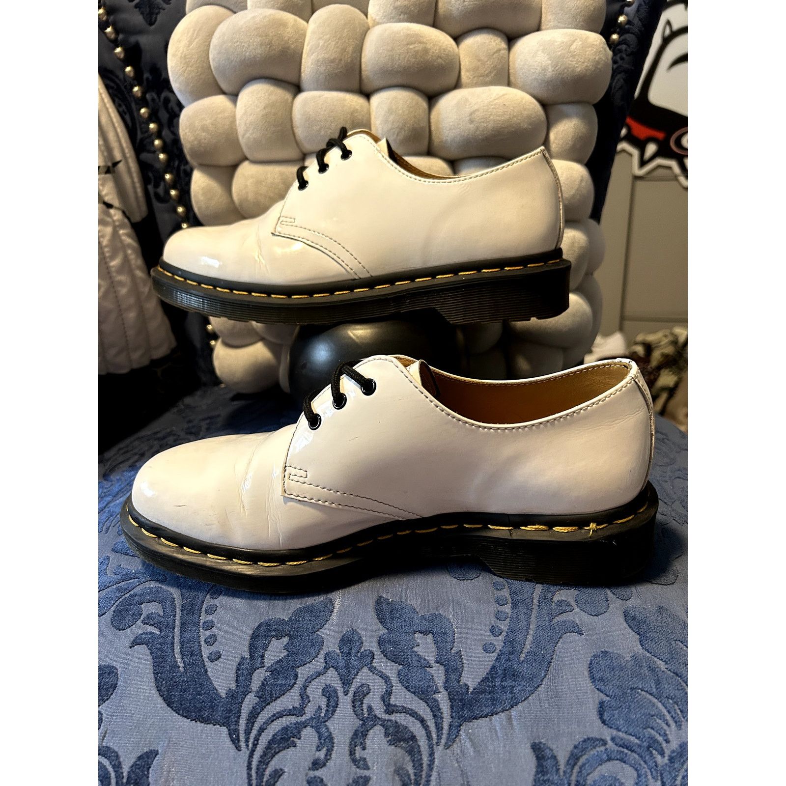 Dr. Martens Dr Martens 1461 White Patent Leather Oxford size 8/EU 39 Size US 8 / IT 38 - 3 Thumbnail