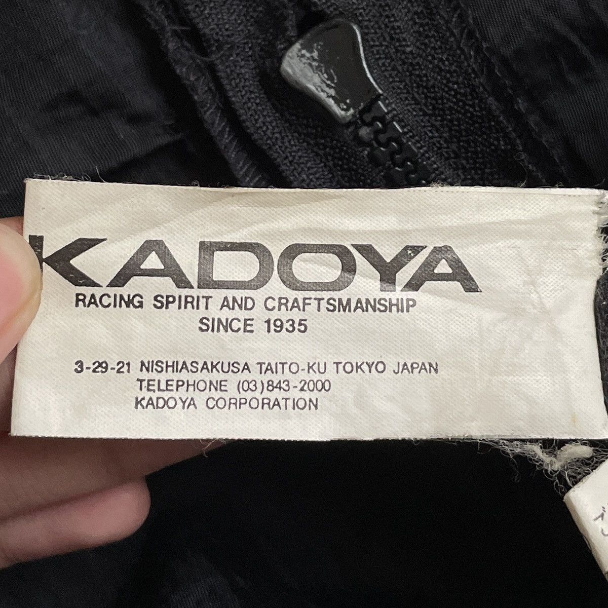 Kadoya × Vintage Vintage Brand Racing Kadoya Bikers Jacket 1990s Size US L / EU 52-54 / 3 - 11 Thumbnail