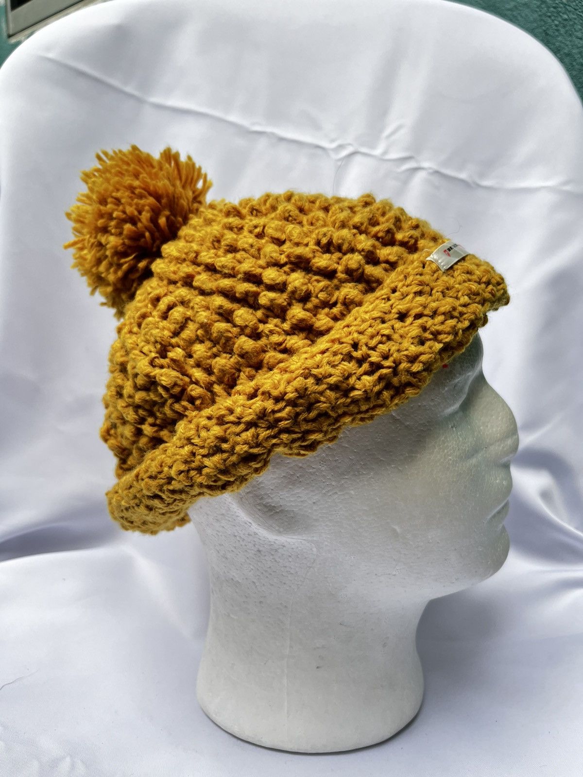 Japanese Brand × Vintage Knitted Winter Momo Beanie Hats Size ONE SIZE - 3 Thumbnail