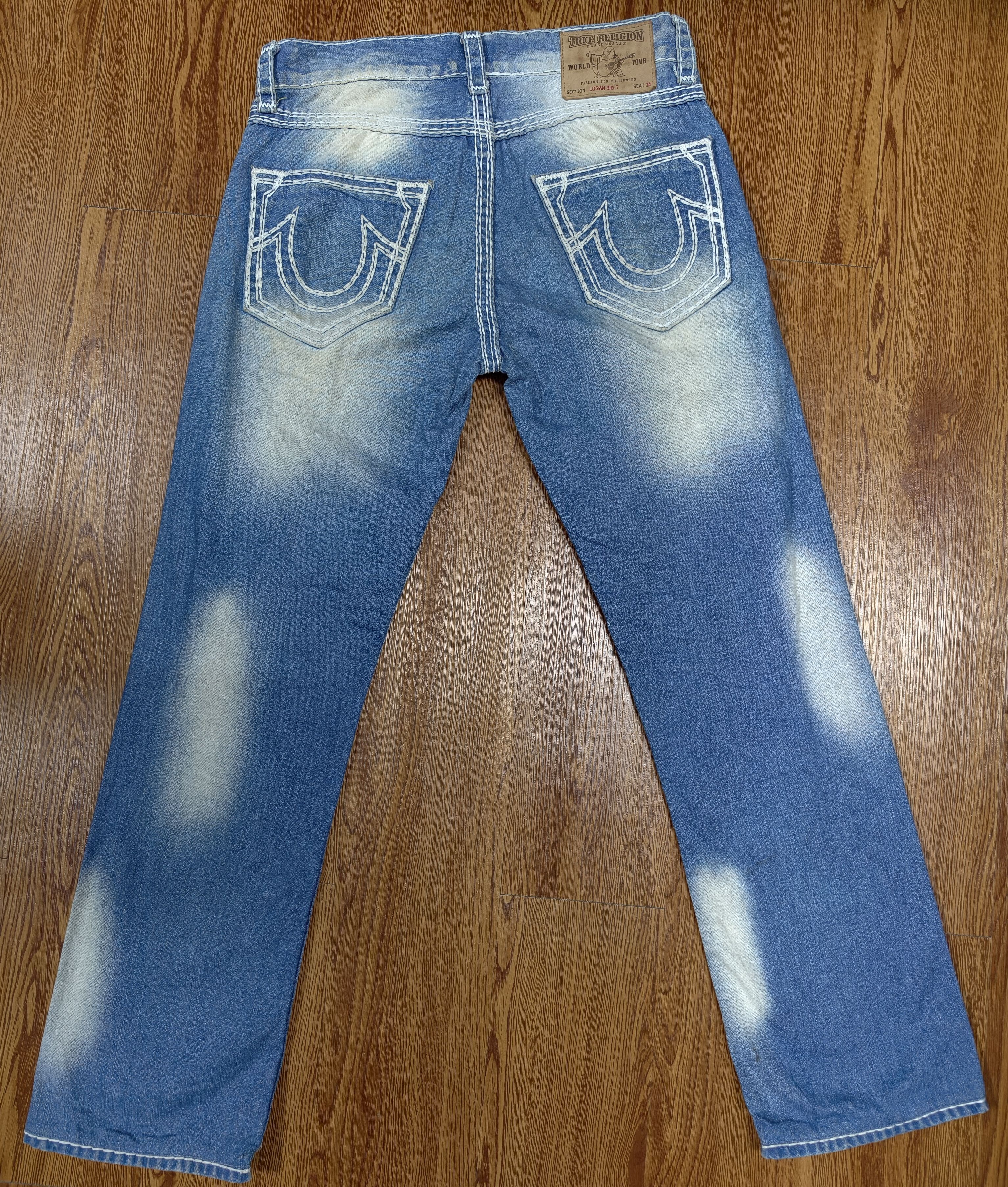 Japanese Brand true religion rare jeans Size US 34 / EU 50 - 2 Thumbnail