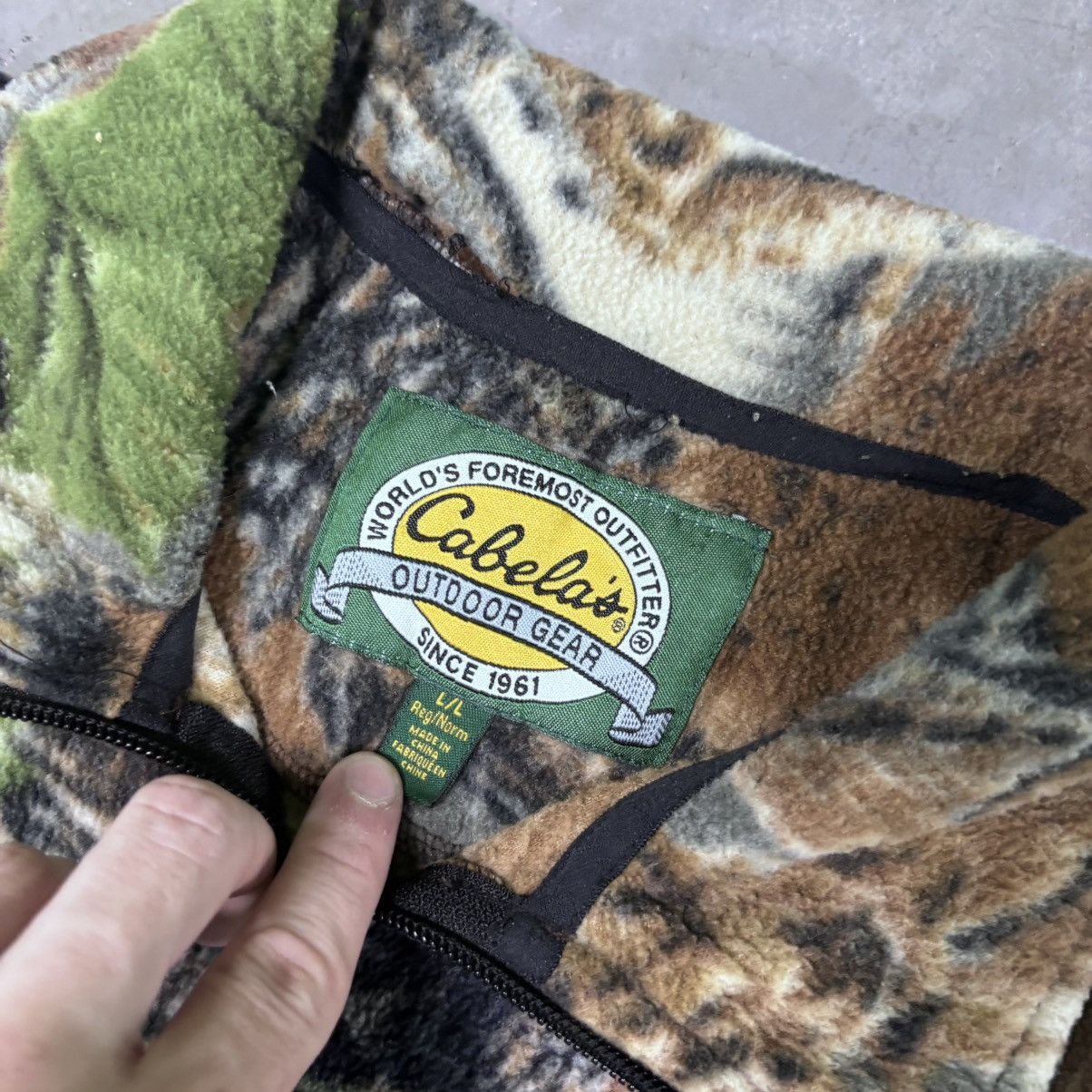 Realtree × Vintage Vintage 90s baggy fit Real Tree camo Fleece zip up Size US L / EU 52-54 / 3 - 3 Thumbnail