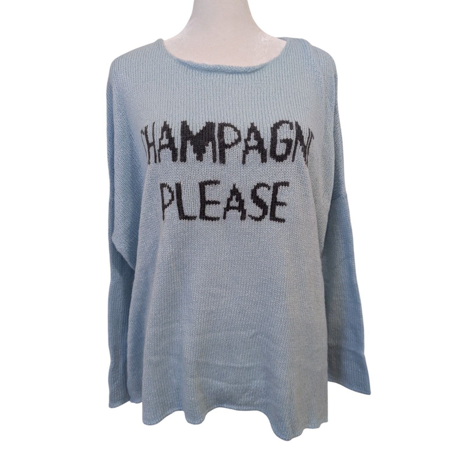 Other Wooden Ships Champange Please Mohair Wool Knit Sweater S/M Size S / US 4 / IT 40 - 2 Thumbnail