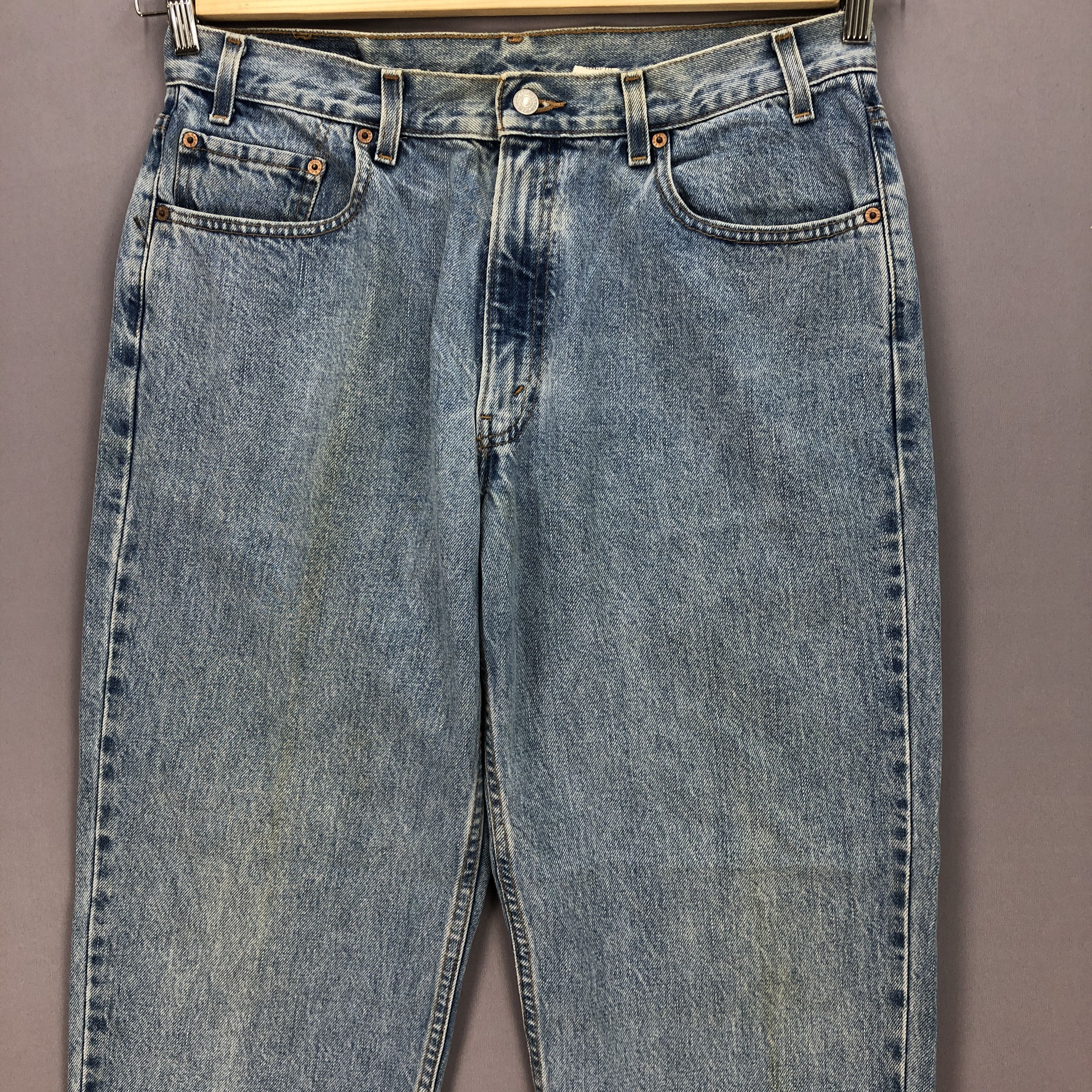 Levi's Vintage 90s Levis Faded Jeans Levi's Stonewash Denim Size US 34 / EU 50 - 3 Thumbnail