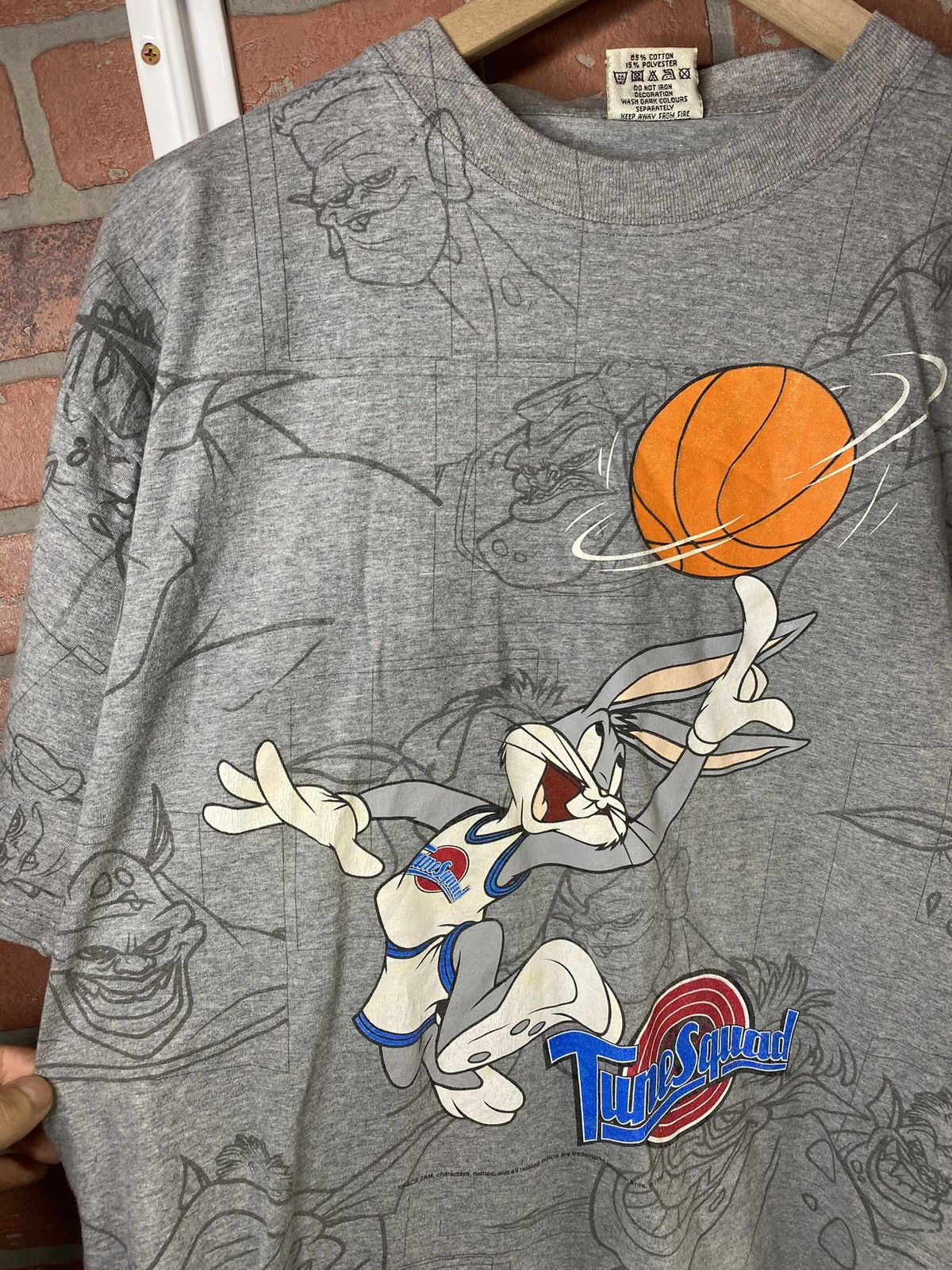 Vintage Vintage 90’s Space Jam Movie T-Shirt Vtg Looney Tunes Medium Size US M / EU 48-50 / 2 - 11 Thumbnail