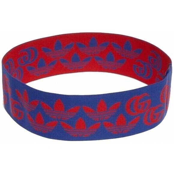 Gucci NWT Authentic Adidas X GUCCI GG Trefoil Print Stretch Headba Size ONE SIZE - 1 Thumbnail