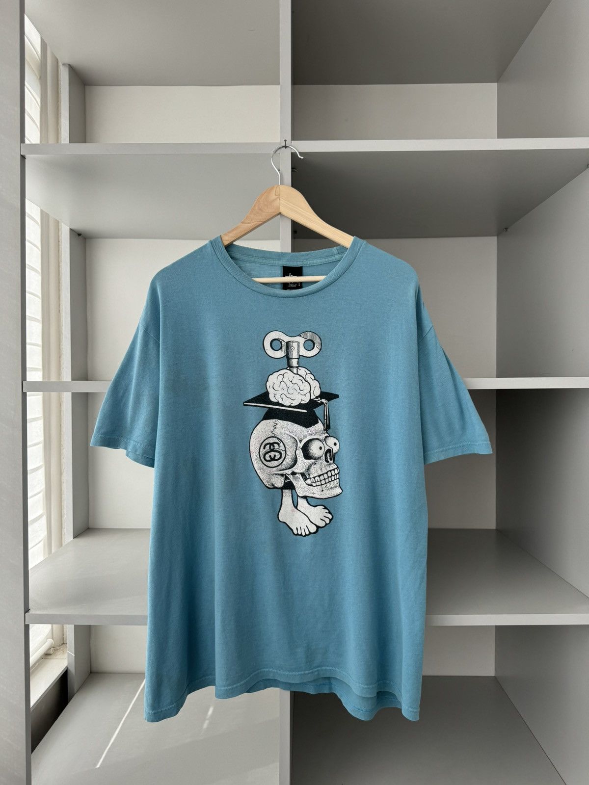 Stussy × Vintage Stussy Vintage Knowledge Is King T-Shirt Size US L / EU 52-54 / 3 - 4 Thumbnail