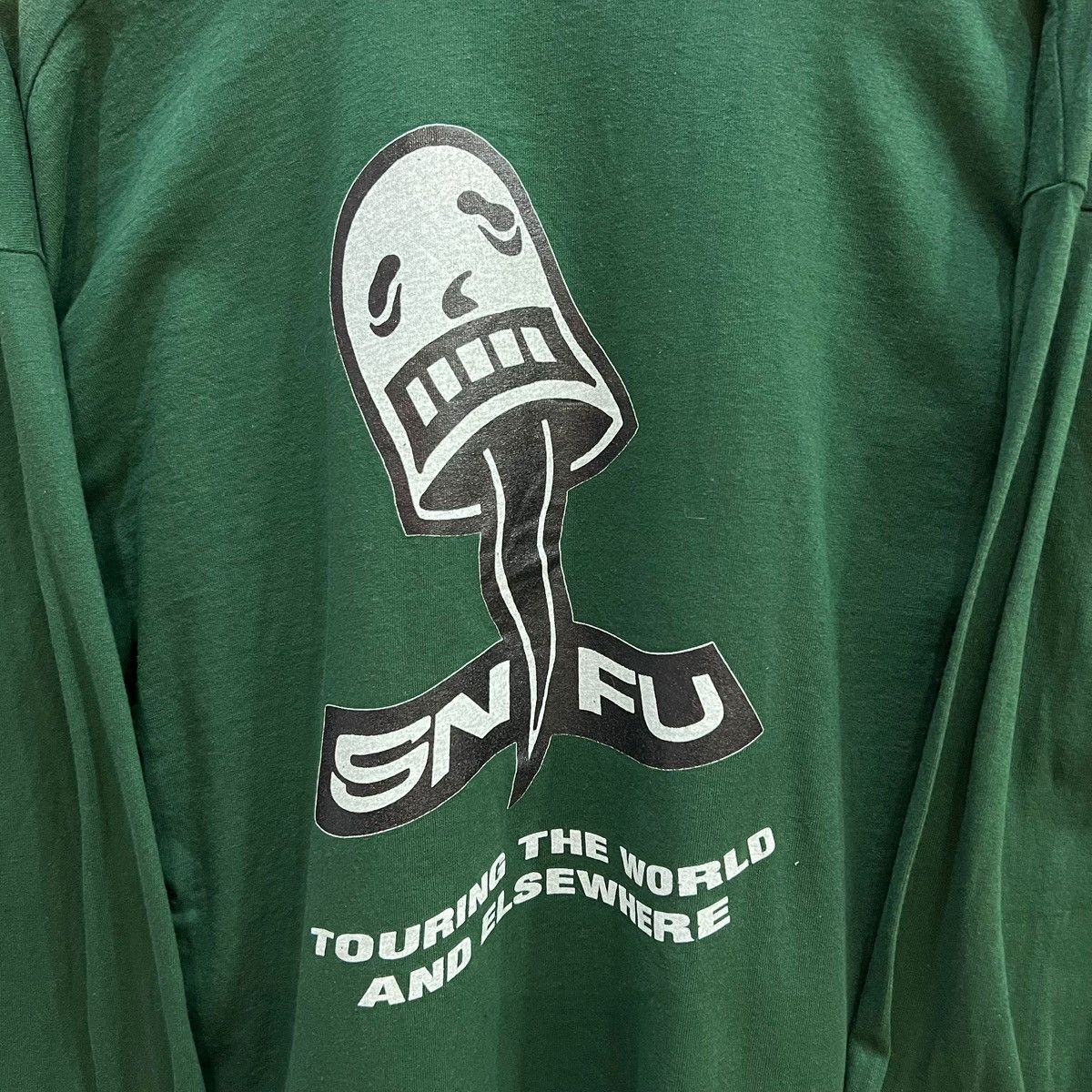 Band Tees × Vintage Vintage 90’s SNFU Quality Band Tee Shirt Tour Long Sleeve Size US XL / EU 56 / 4 - 4 Thumbnail