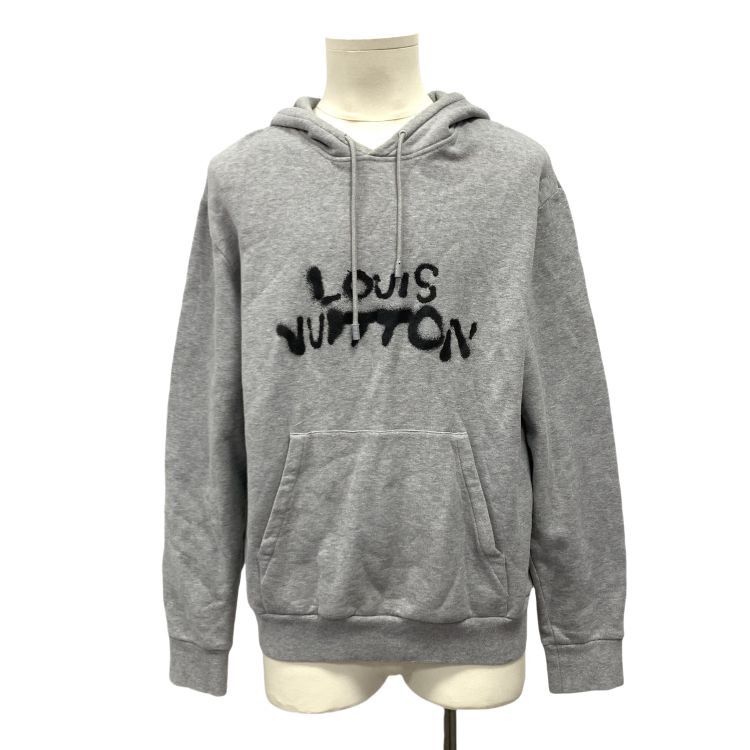 Louis Vuitton Louis Vuitton Spray Paint Logo Hoodie Size L Size US L / EU 52-54 / 3 - 1 Thumbnail