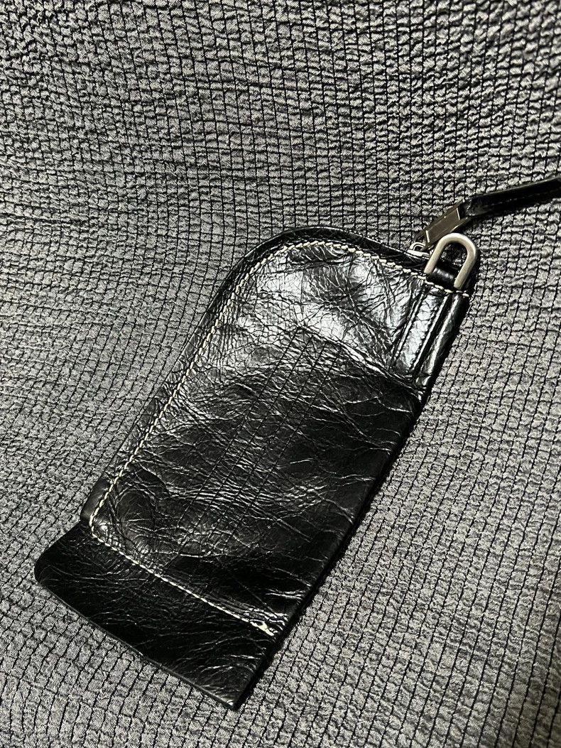 Rick Owens rick owens black leather card holder bag - dmc Size ONE SIZE - 1 Thumbnail
