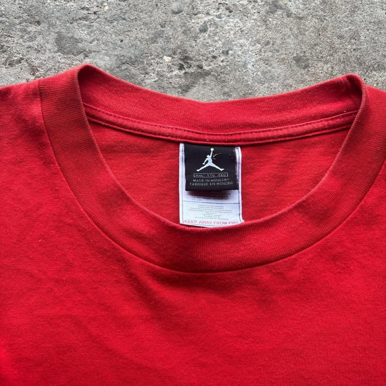 Jordan Brand 00s red Jordan “MJ” graphic tee Size US XXL / EU 58 / 5 - 3 Thumbnail