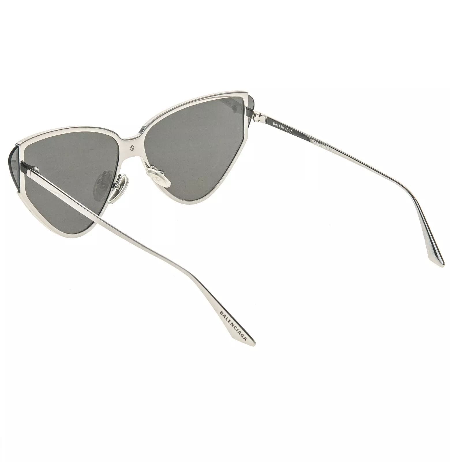 Balenciaga BALENCIAGA SHIELD 2.0 0191 Metal Silver Pale BB0191S 005 Size ONE SIZE - 8 Thumbnail