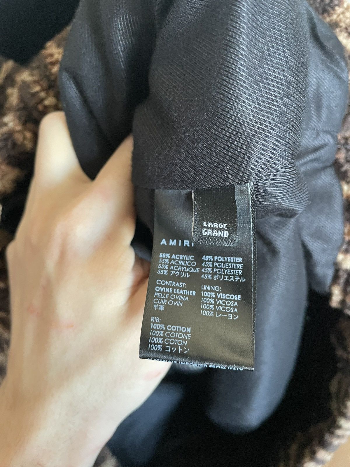 Amiri Amiri Polar Fleece Leopard Jacket Size US L / EU 52-54 / 3 - 10 Thumbnail
