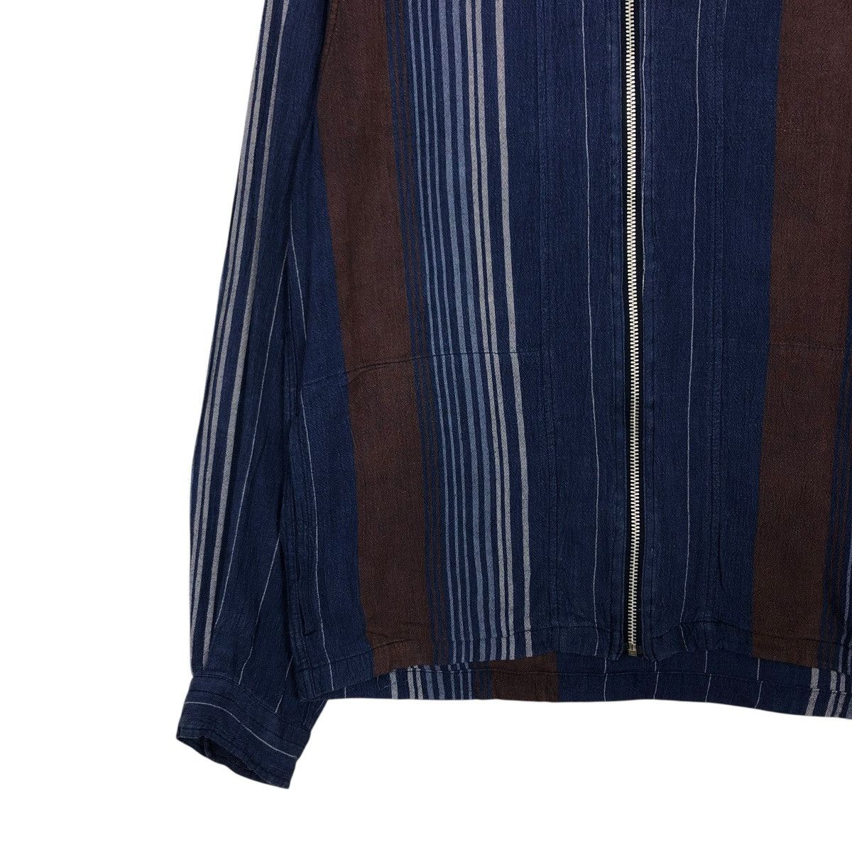 Japanese Brand 🔥VINTAGE STRIPPED CHORE JACKET LESVIS BAOIS ISSEY MIYAKE Size US M / EU 48-50 / 2 - 6 Thumbnail